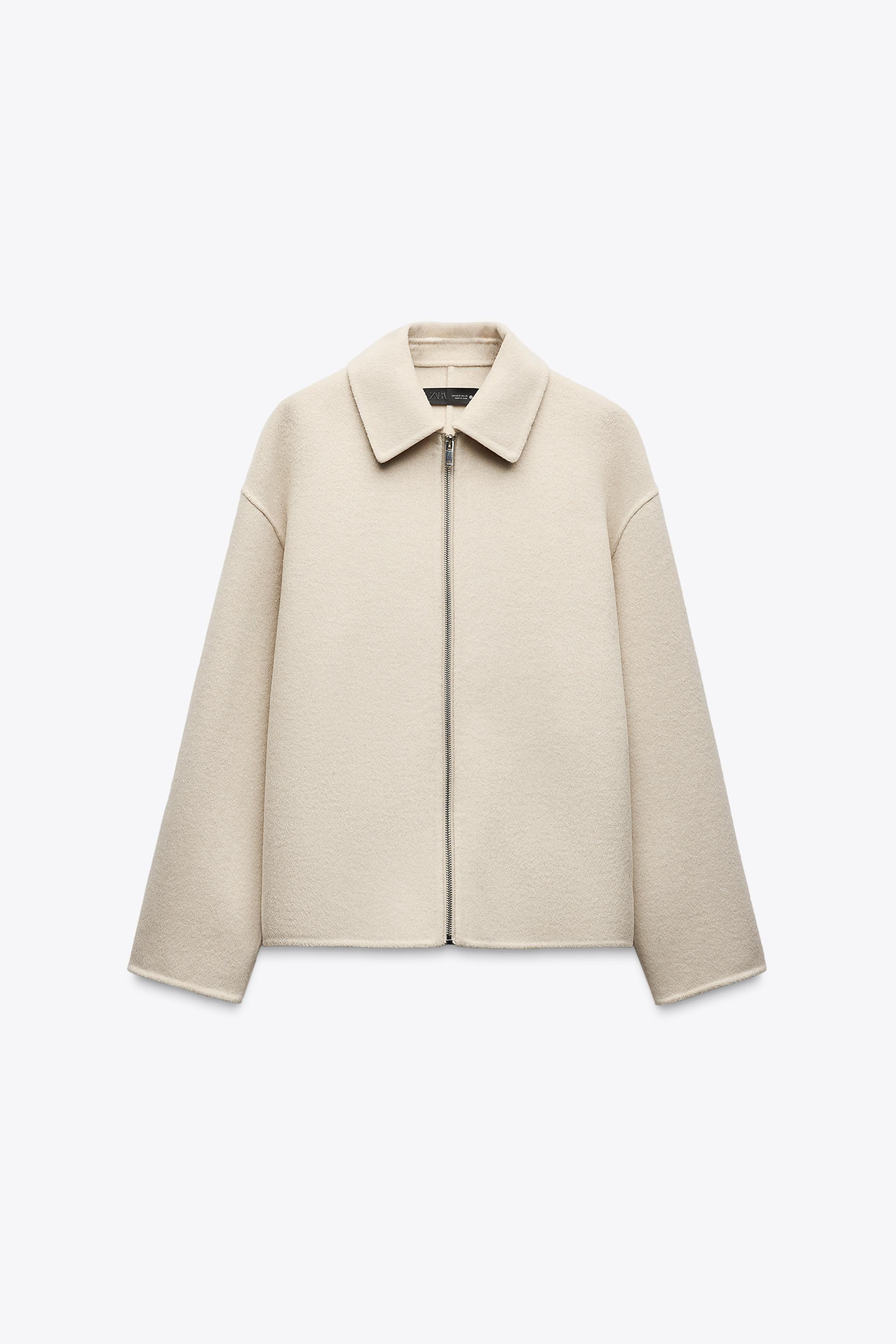 Wool blend jacket