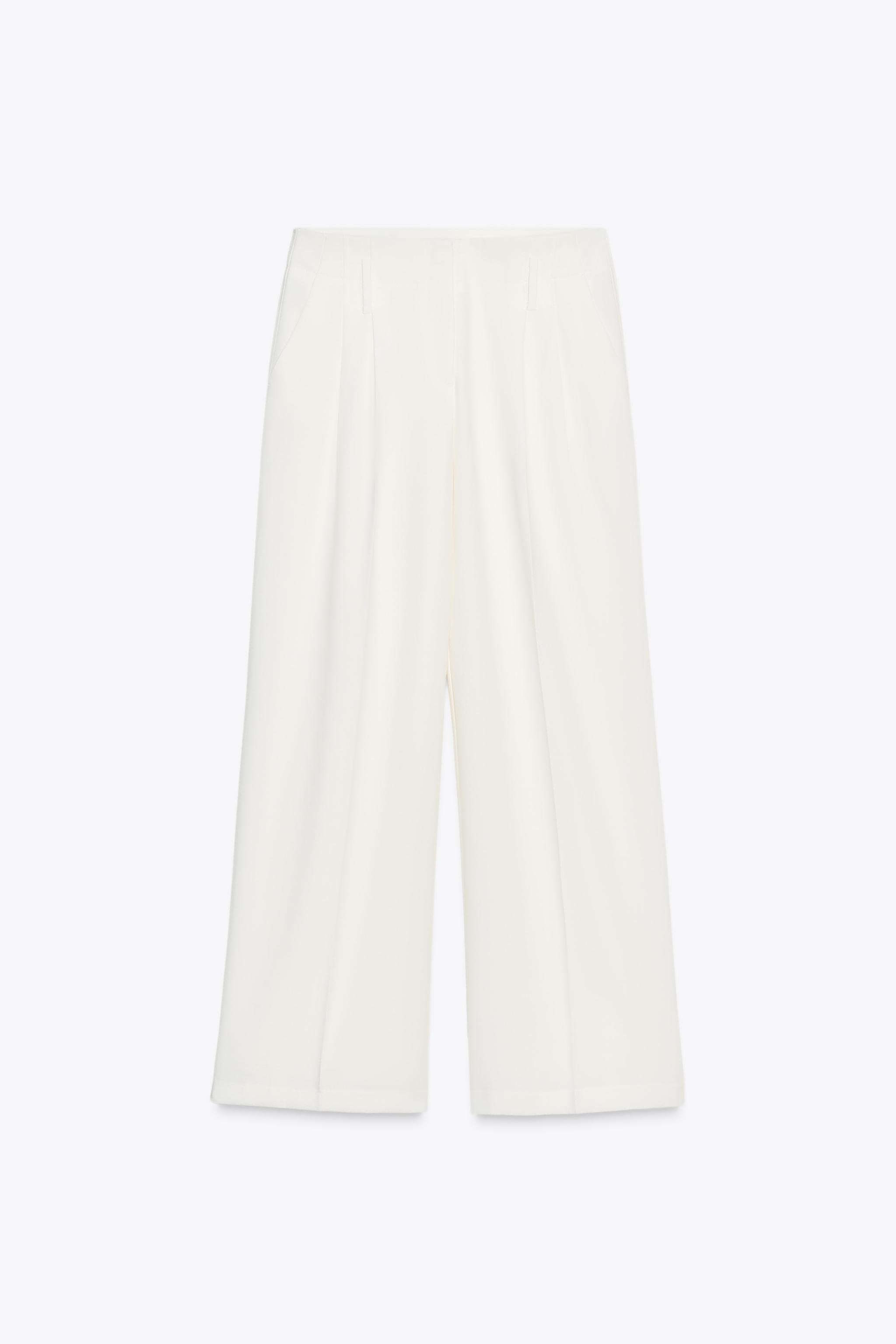 Zara Wide-leg Studded Trousers