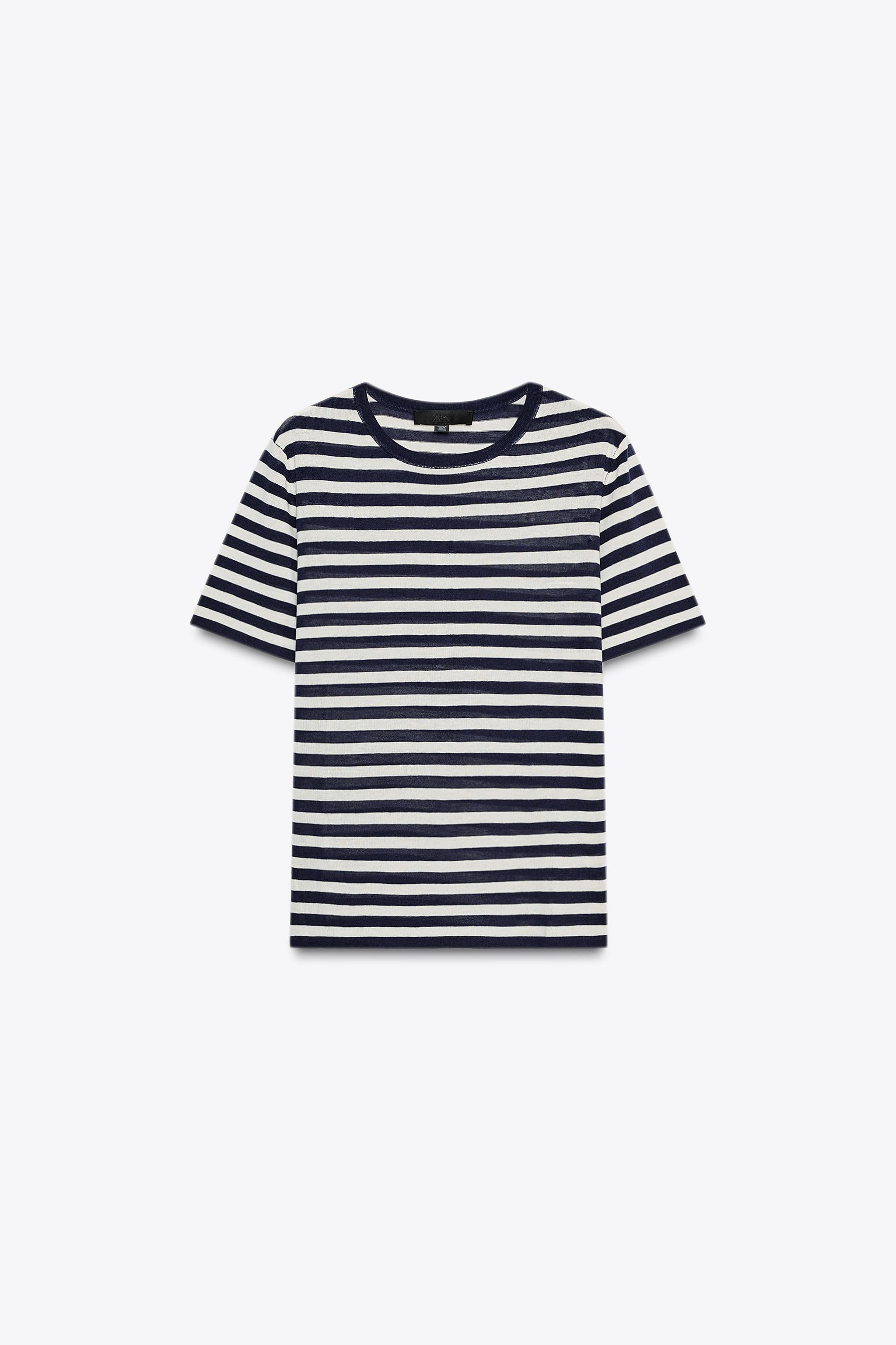 Striped Knit Top