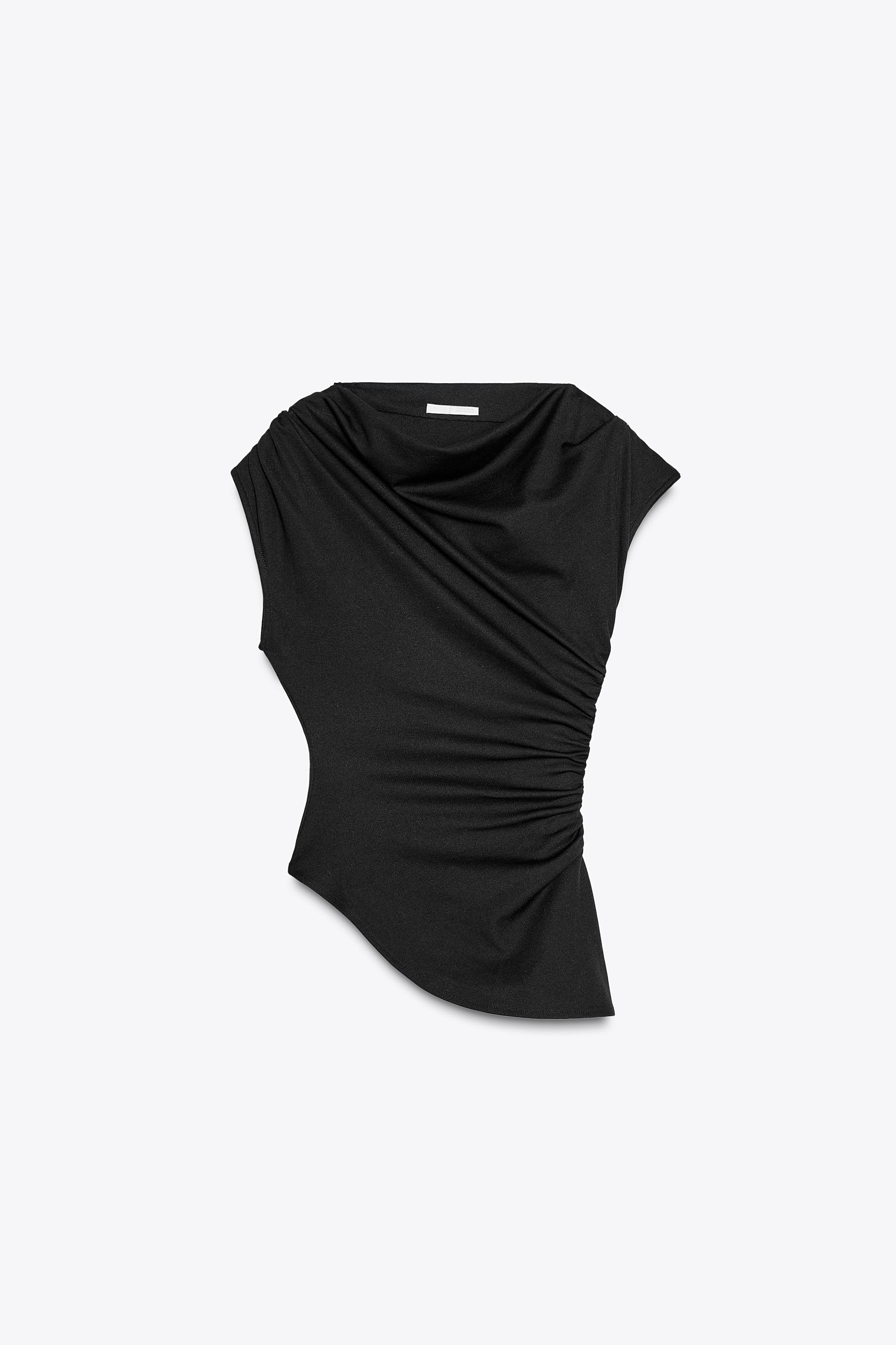 Asymmetric Ruffle Top