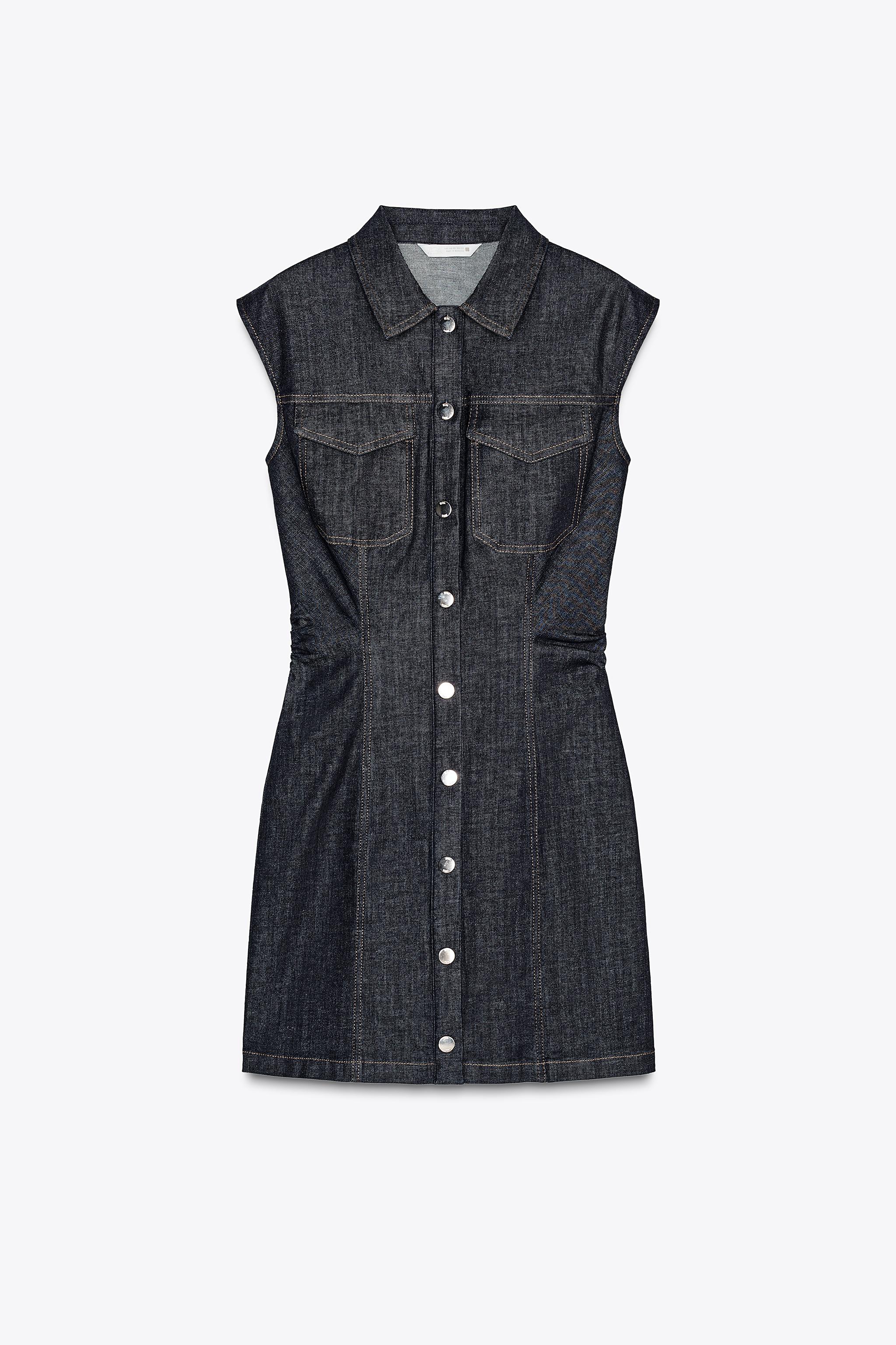 Z1975 Draped Denim Minidress