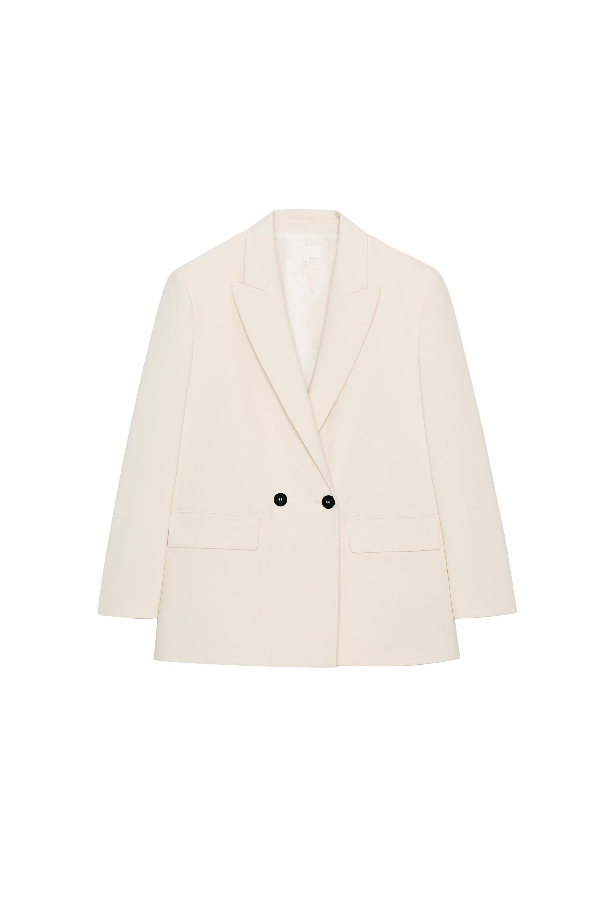 Oversize double-breasted blazer