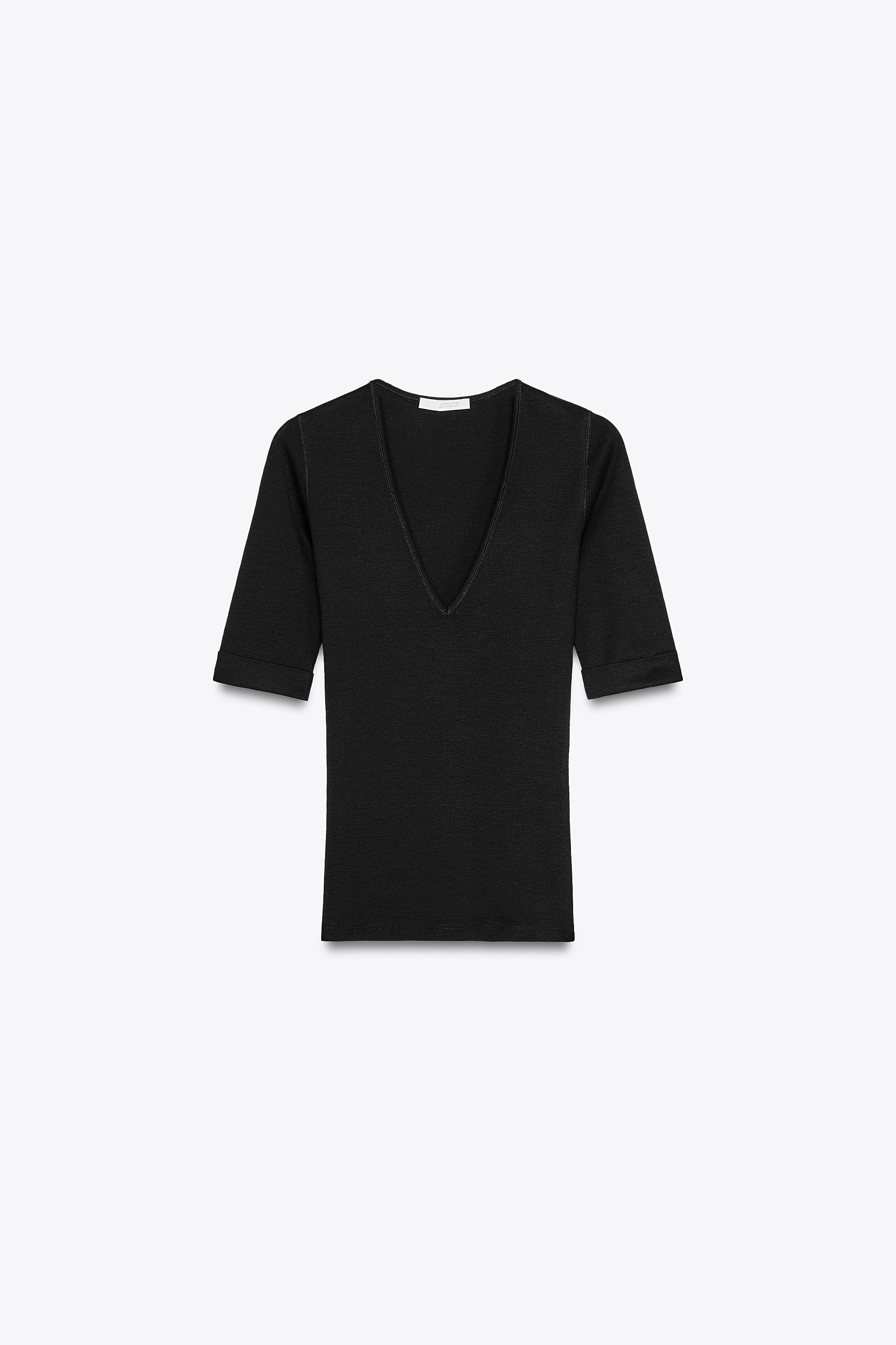 Faded cotton T-shirt
