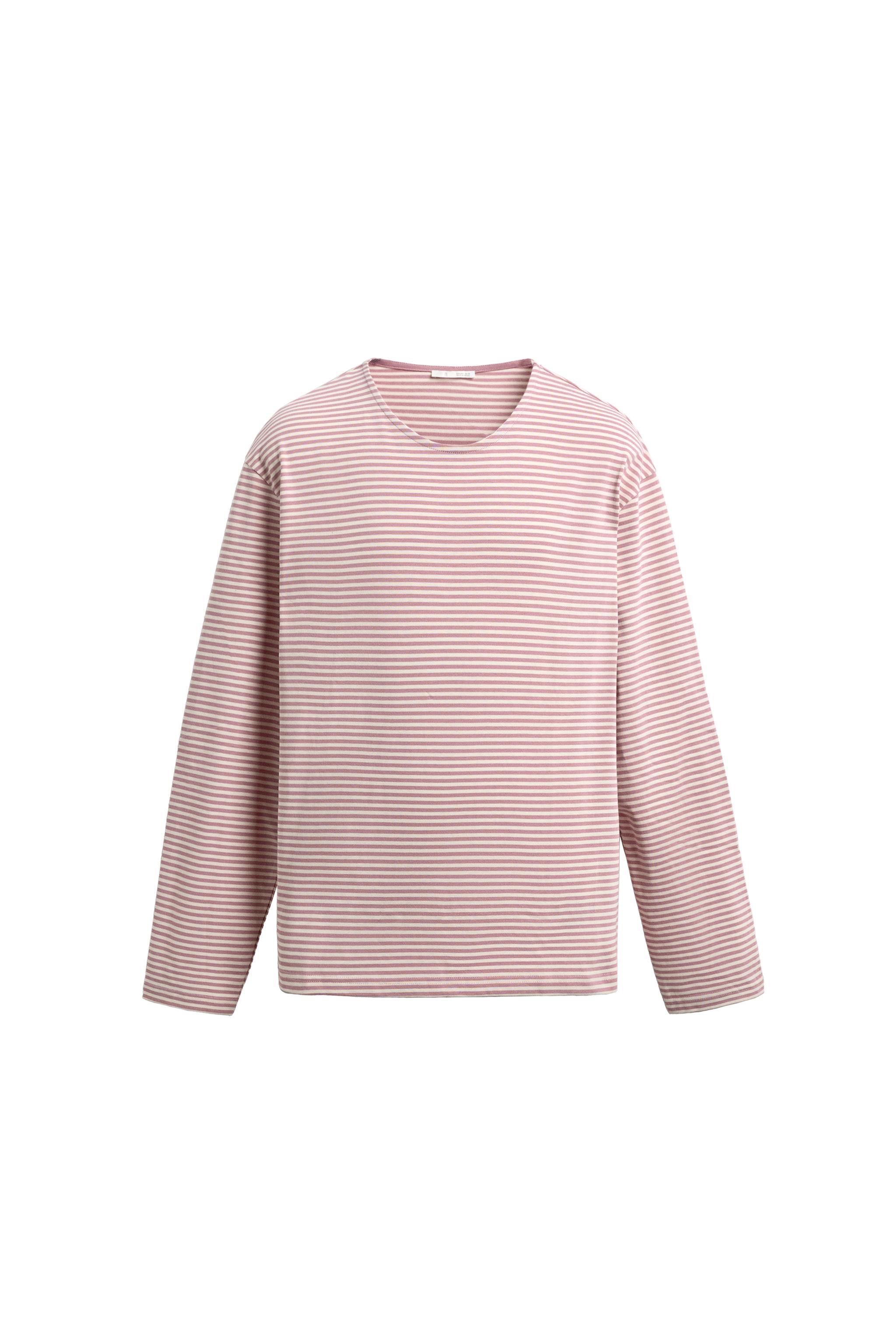 Jacquard striped t-shirt