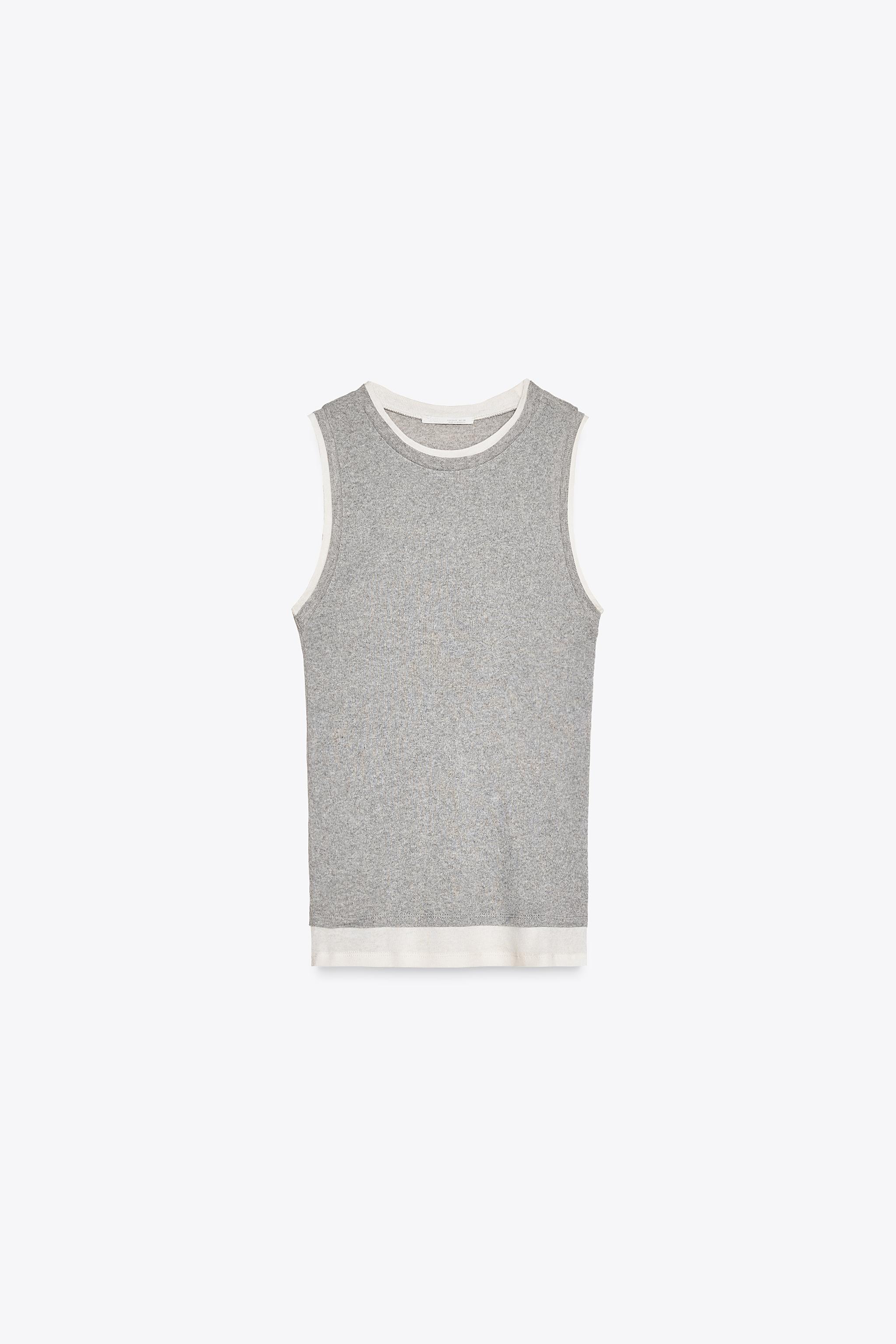Double layer effect t-shirt