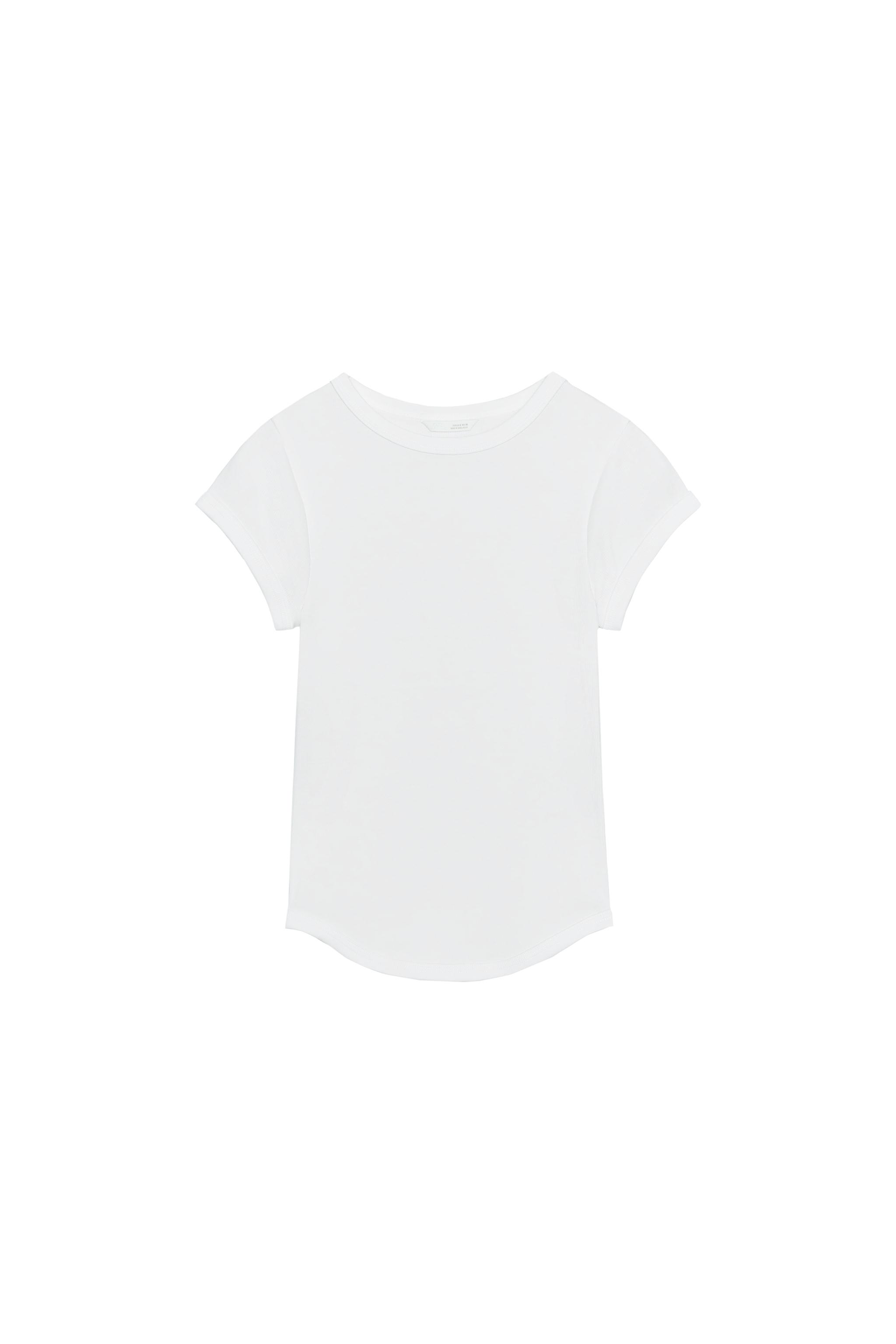 Ribbed Short Sleeve T-Shirt