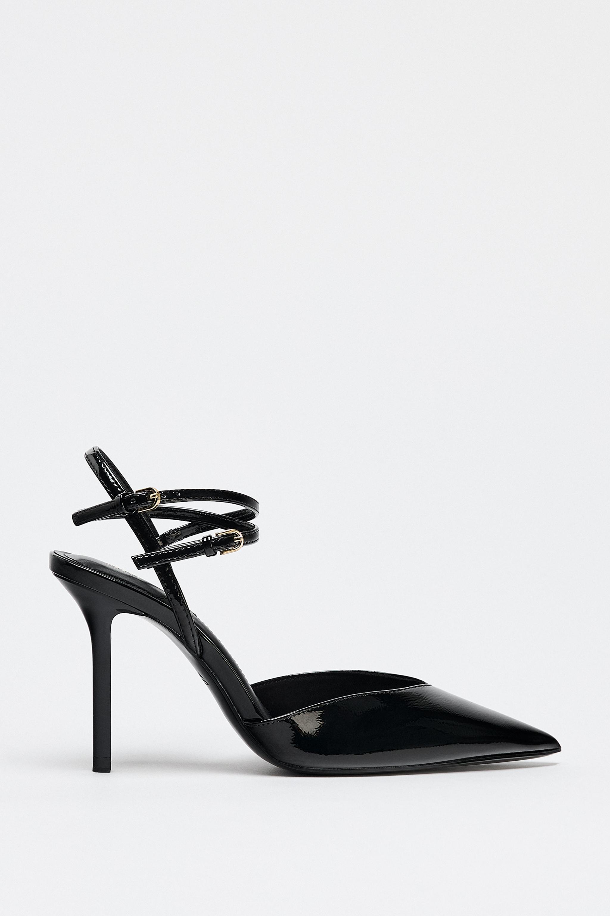 Slingback strappy heels