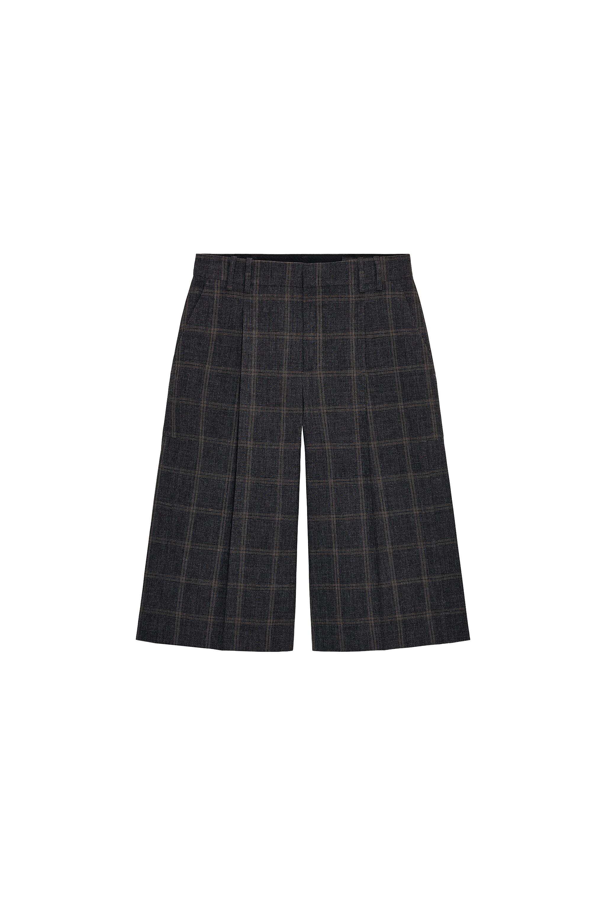 Checked Bermuda Shorts