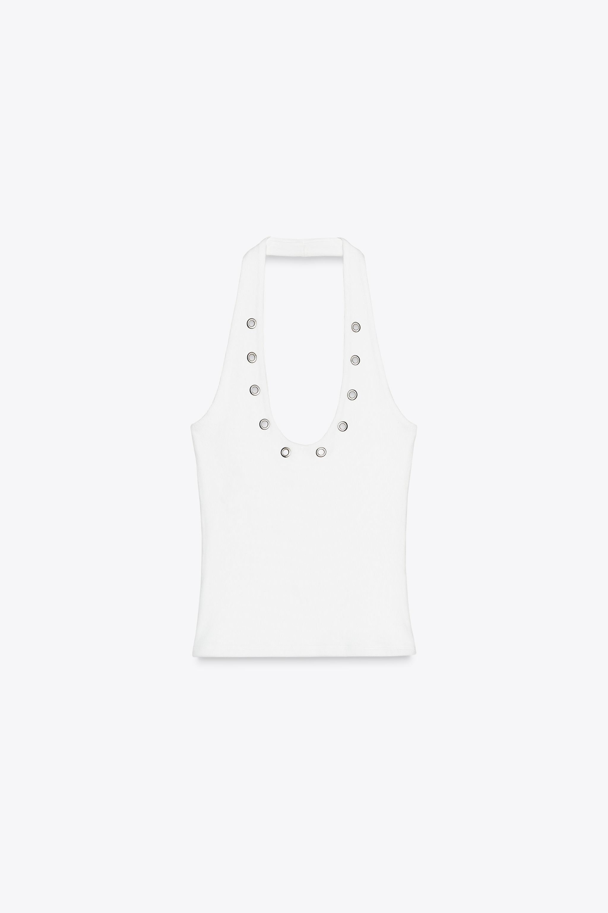 Ring halterneck top
