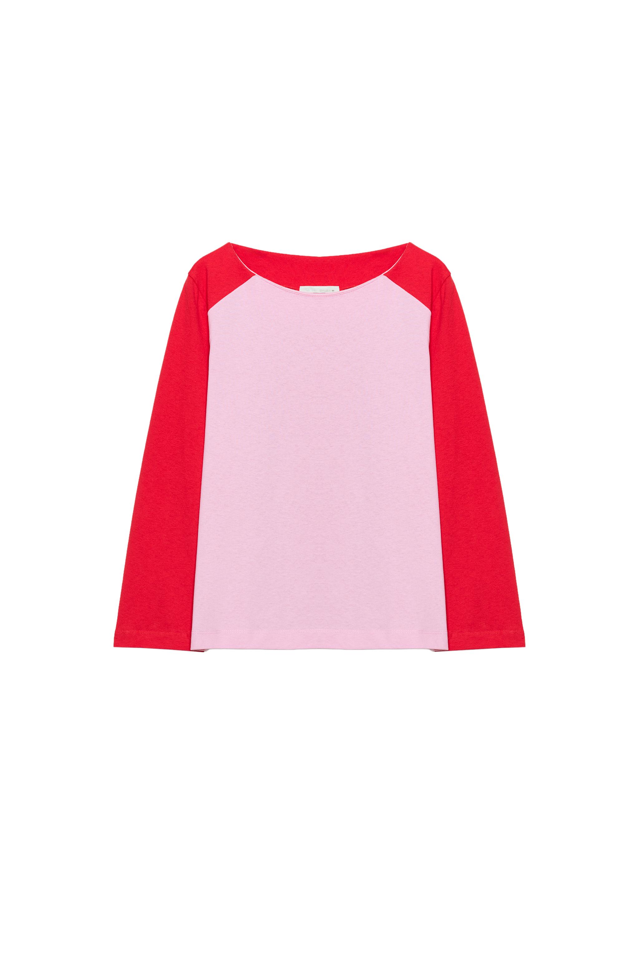 Raglan contrast T-shirt