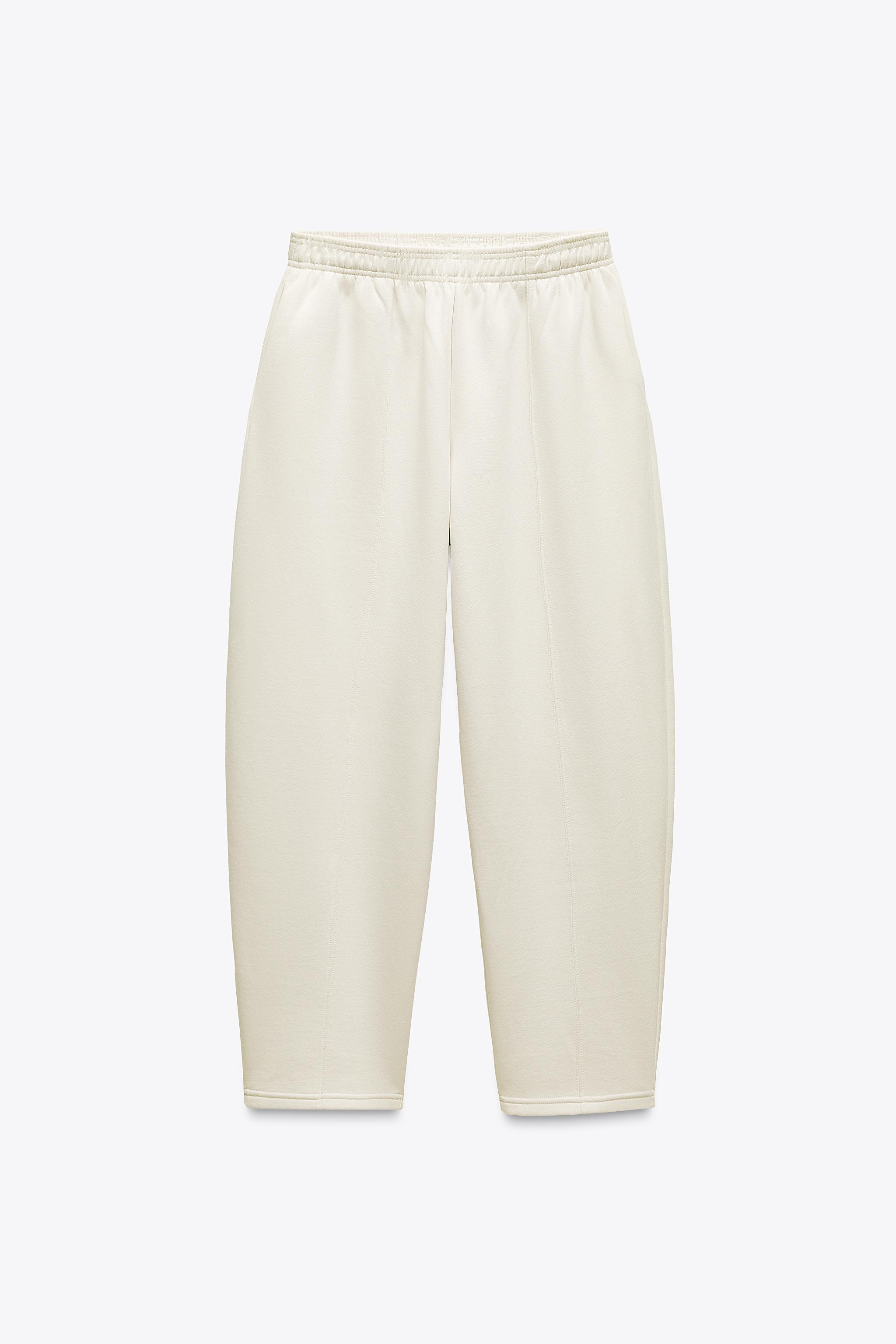 Carrot fit corduroy trousers