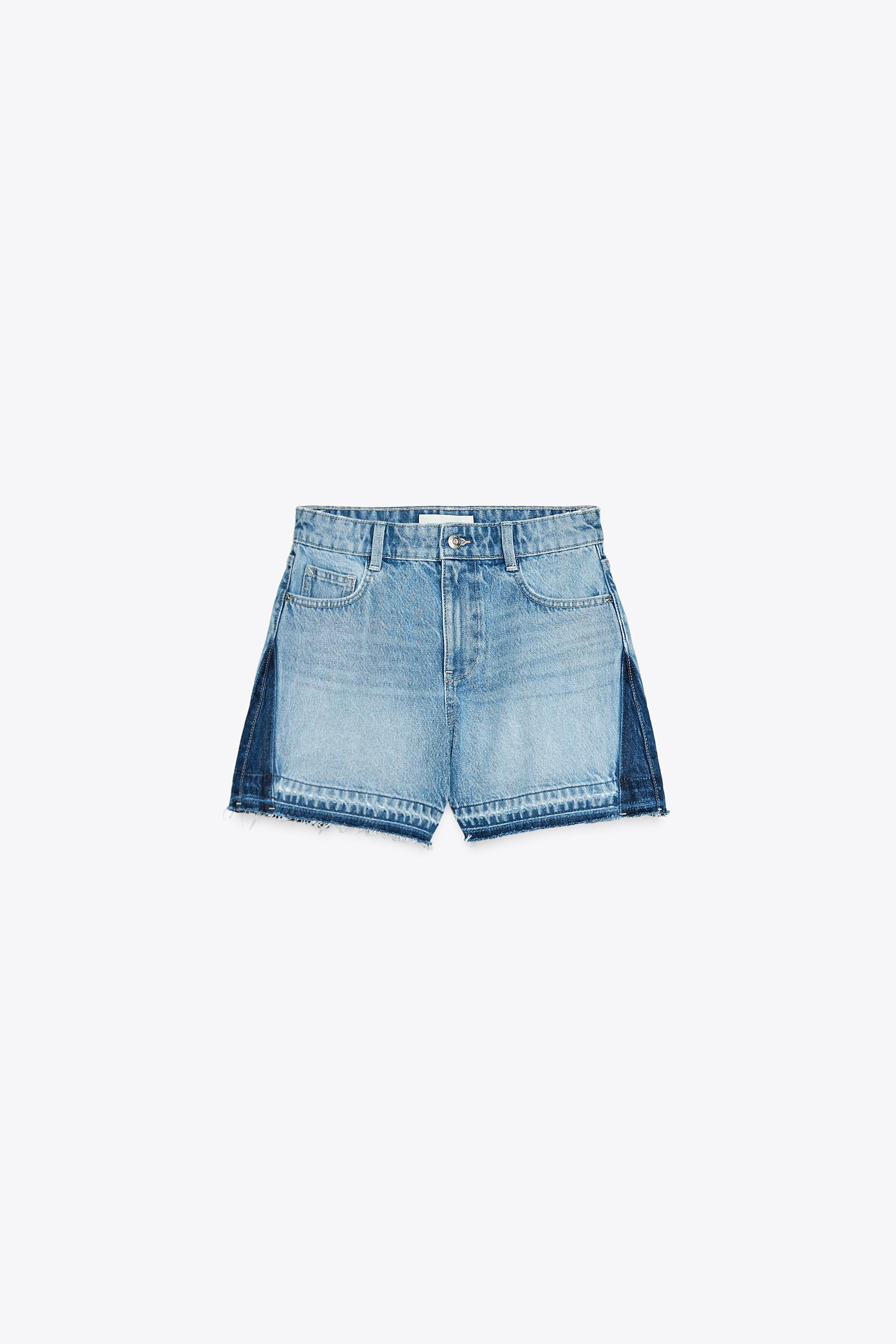 Mom-fit Denim Shorts
