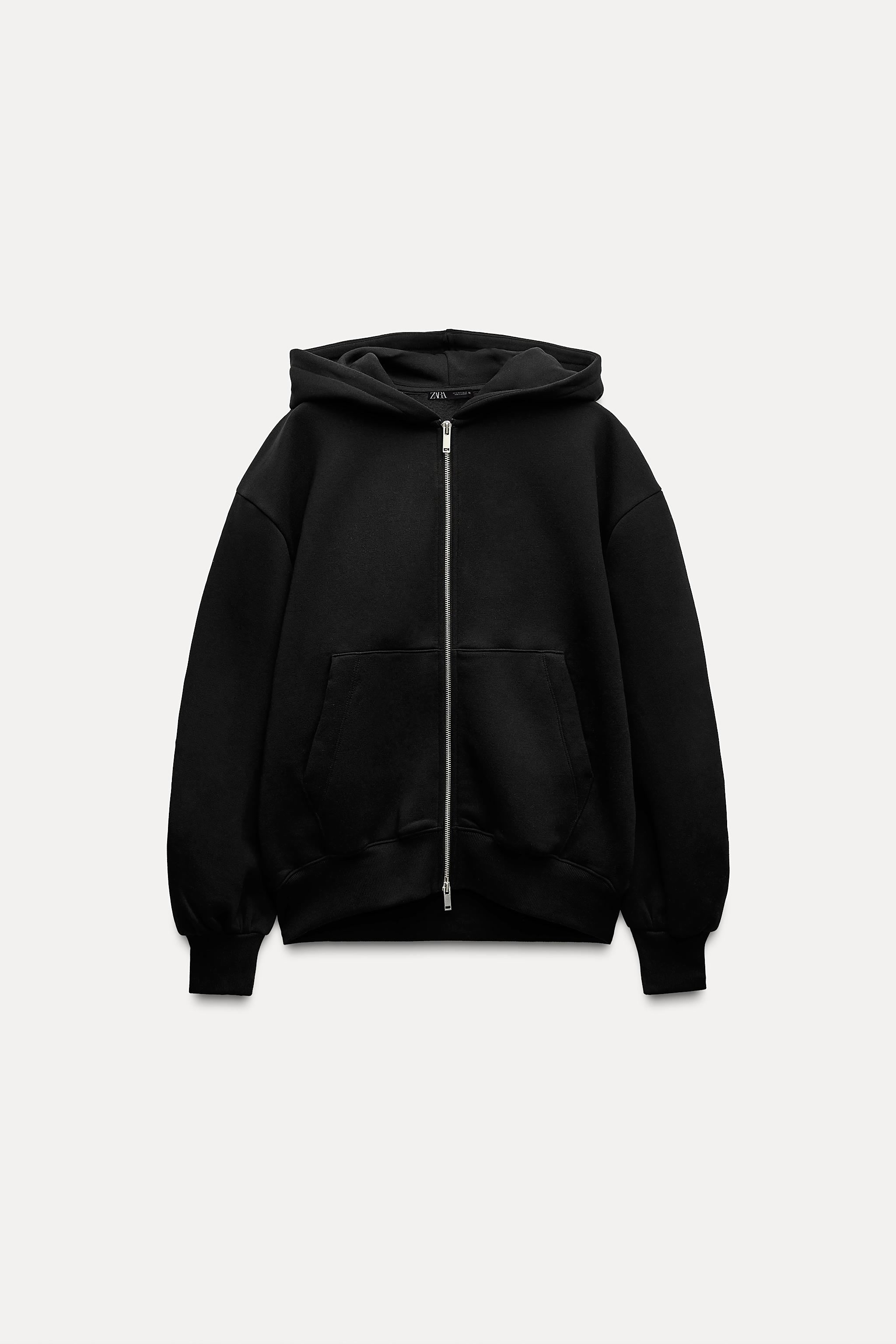 Oversize zip-up hoodie