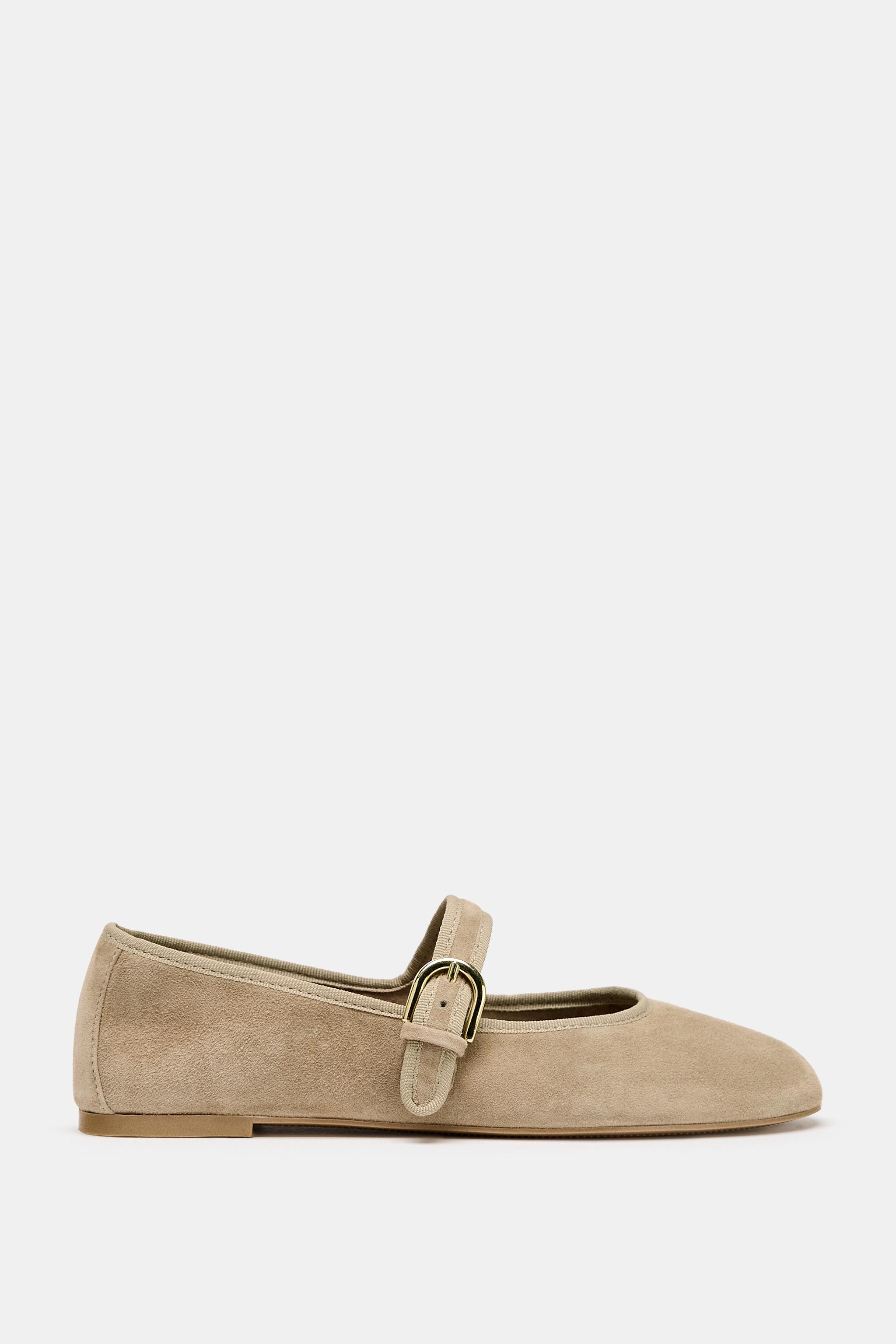 Ruskin leather ballerinas