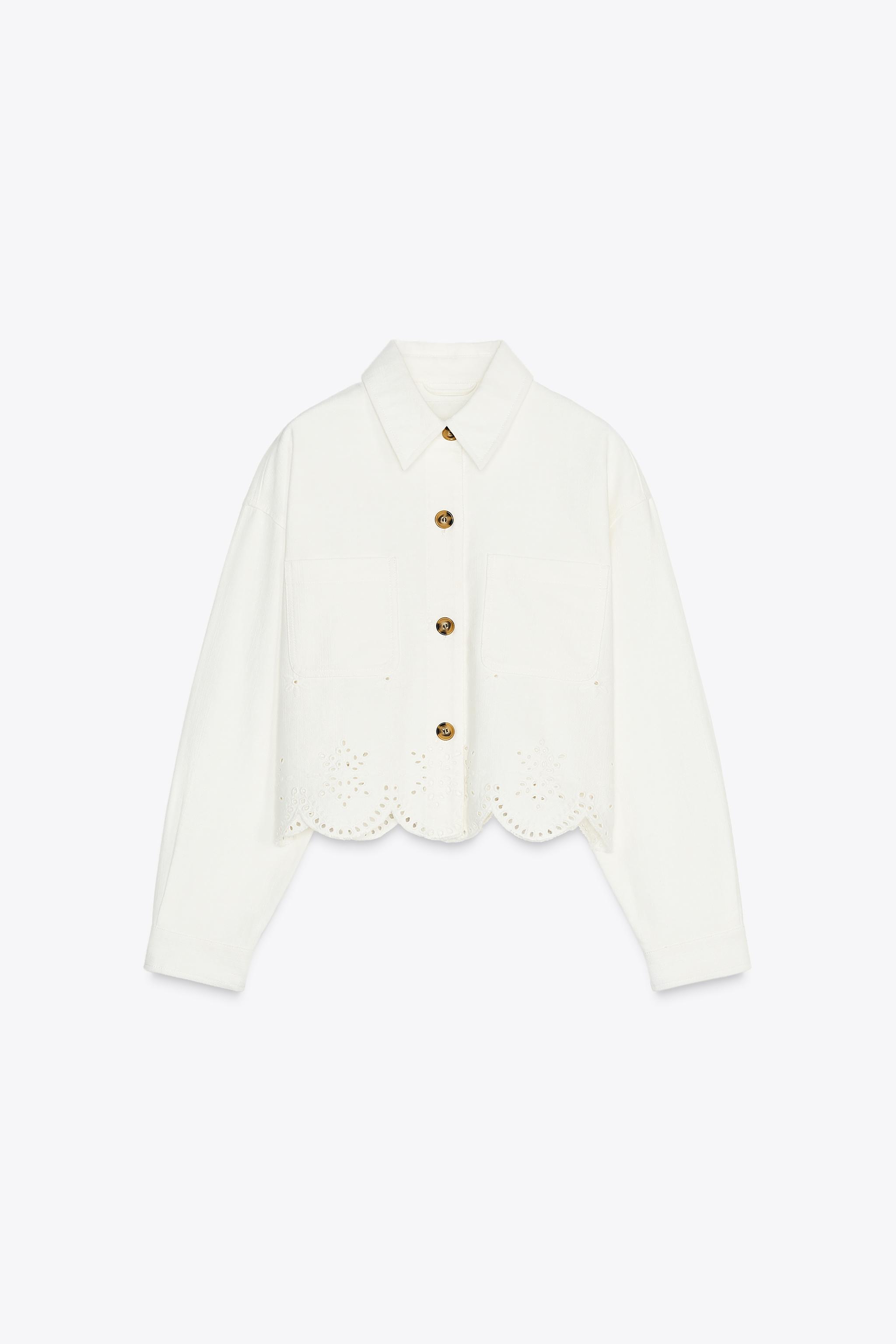 Cutwork embroidery jacket