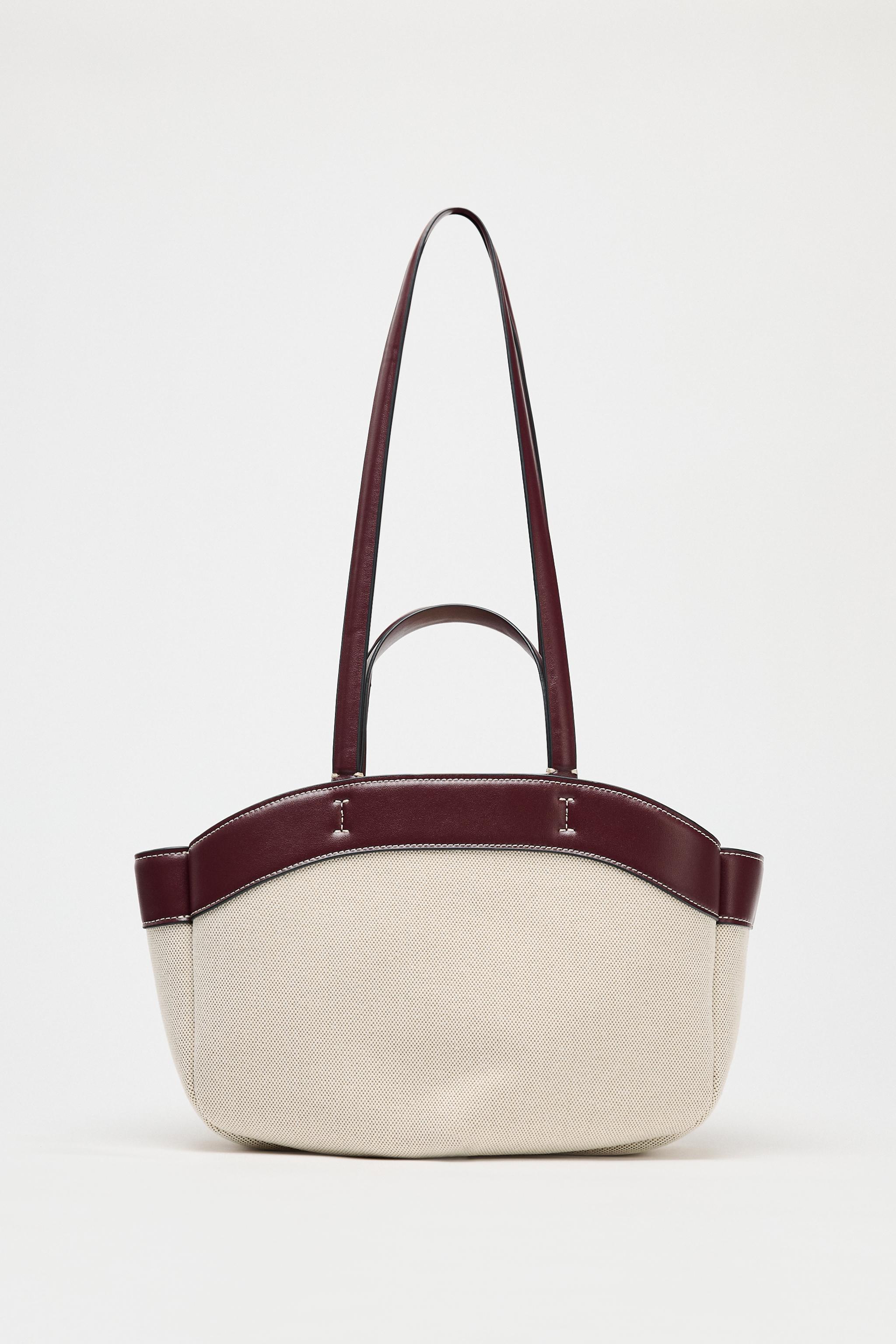 Bolsa Tote Bag Bolso Zara Shopper Telier Bolso Shopper Canvas De Zara