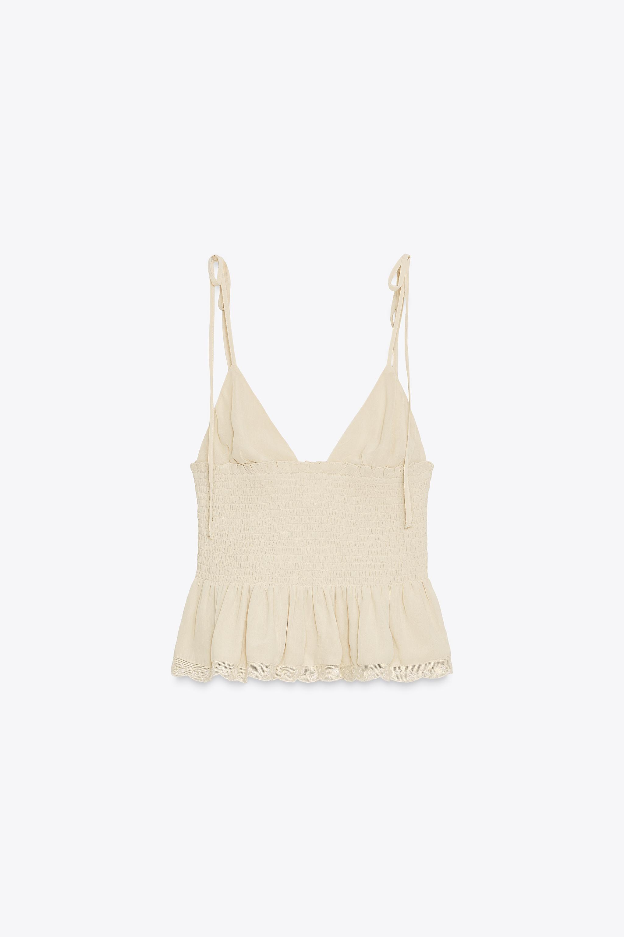 Waffle knit top
