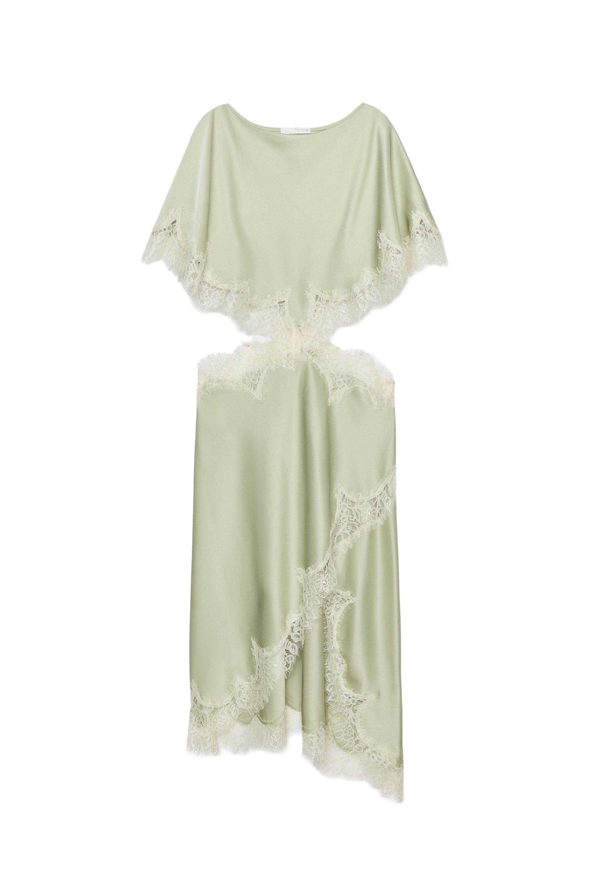 Midi dress with cutouts