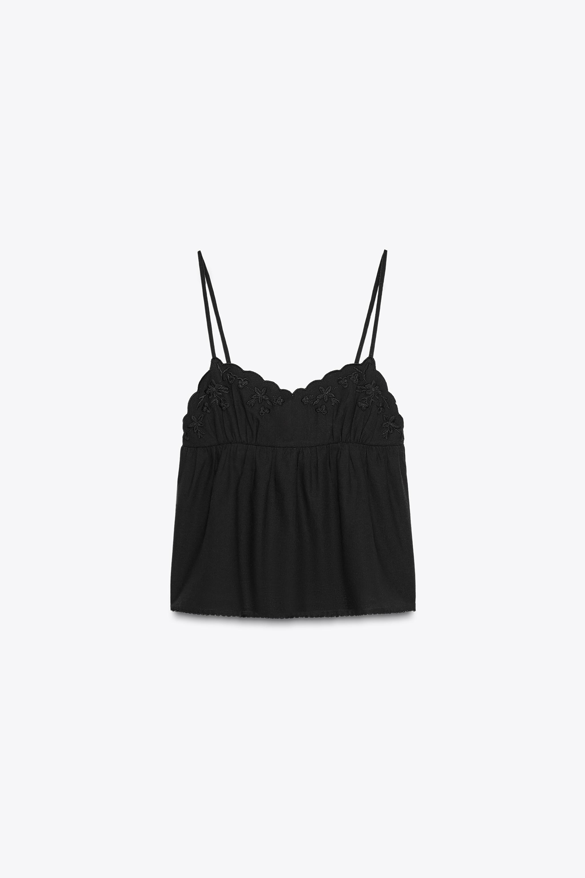 Embroidered top