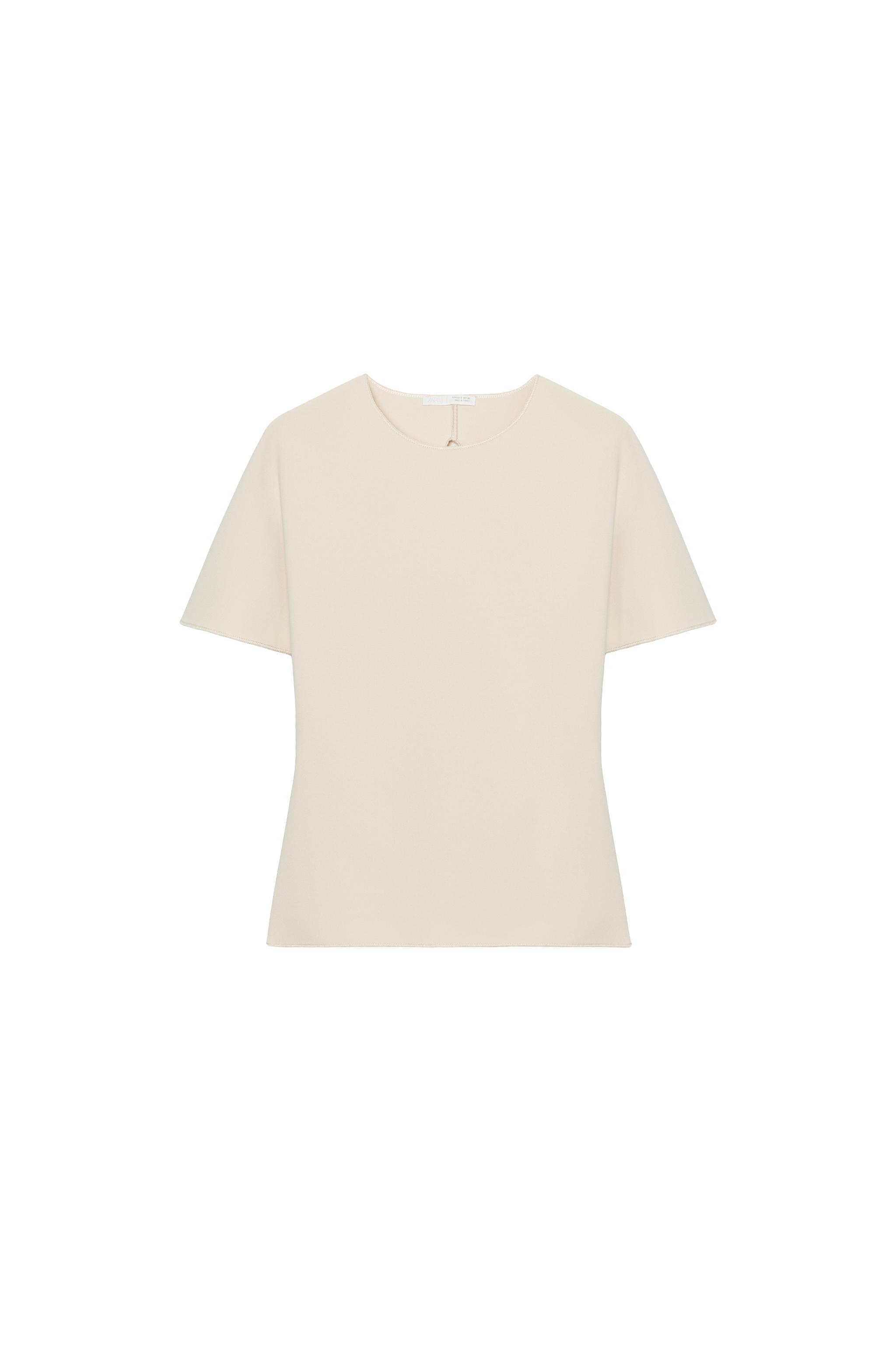 Short sleeve cut-out top