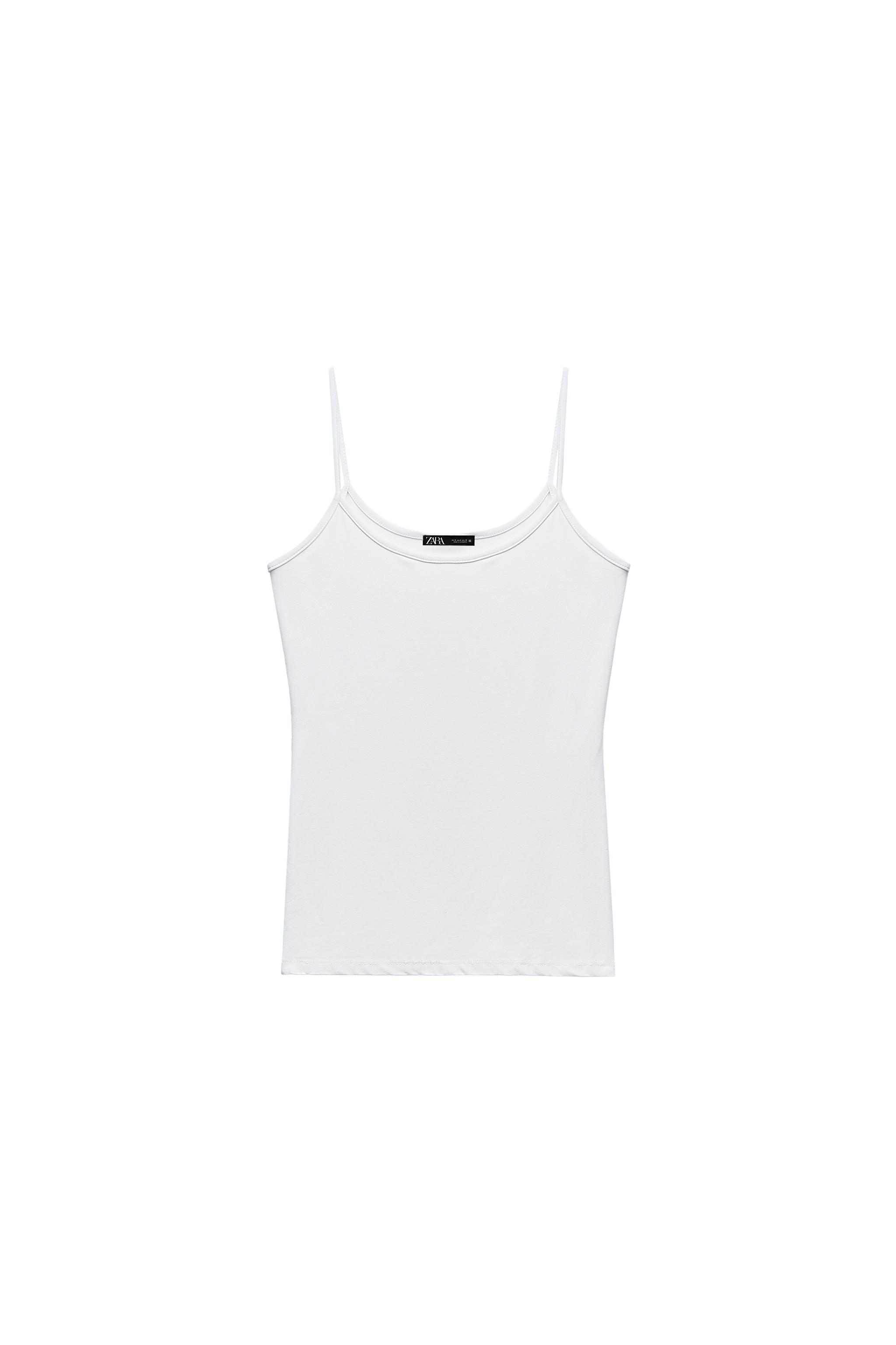 Strappy Polyamide T-Shirt