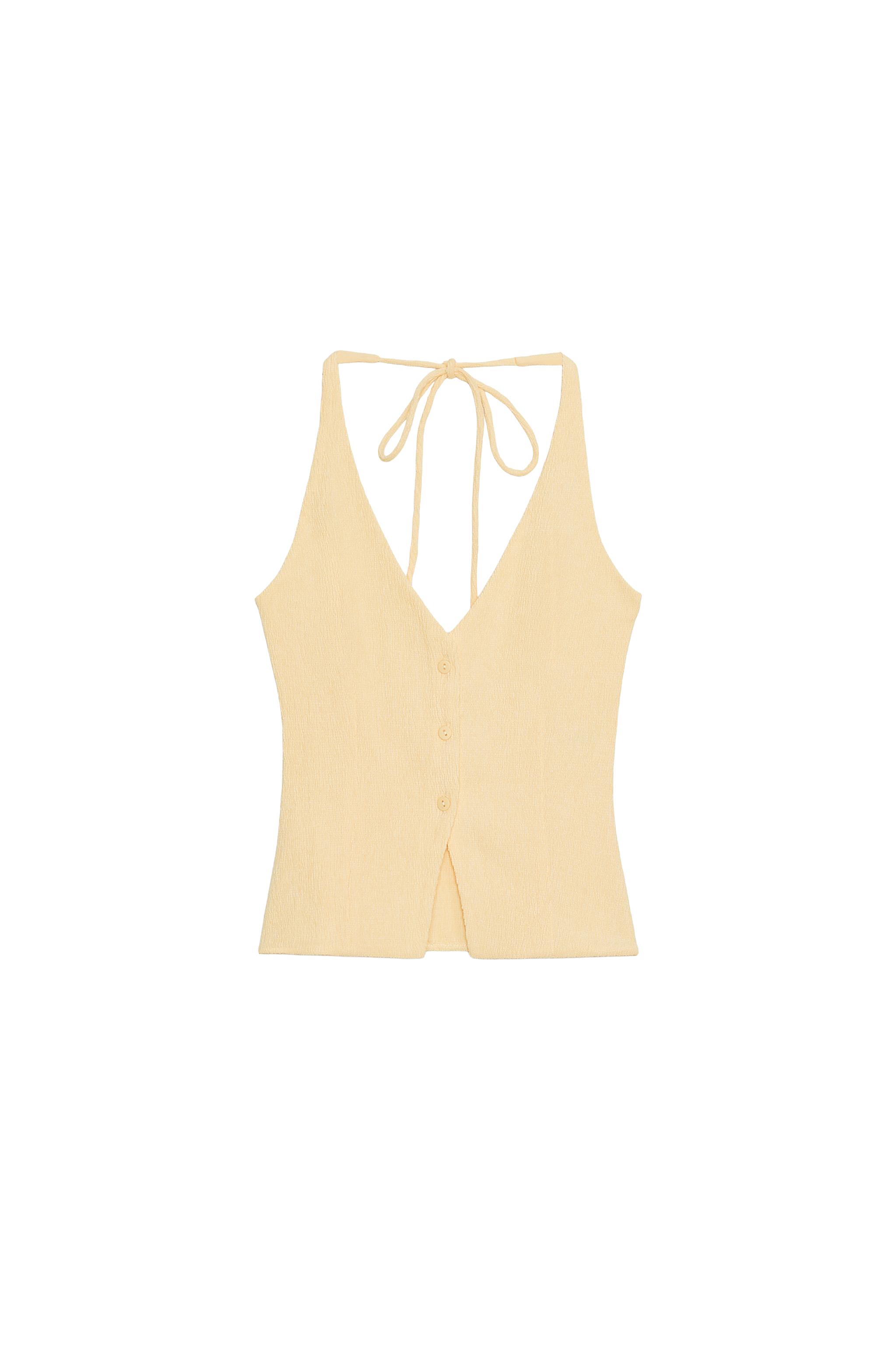 Textured top vest