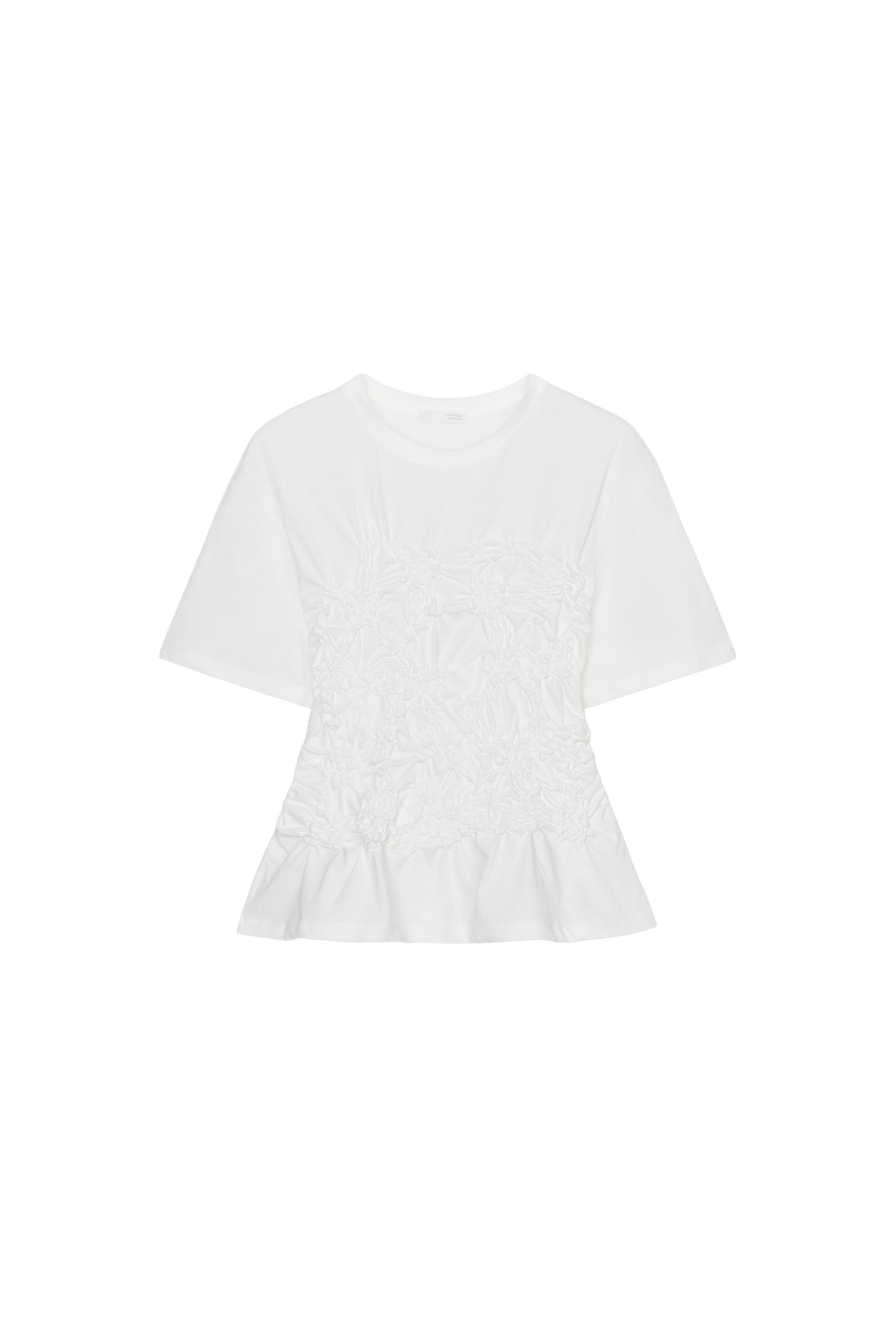 Ruched Short-Sleeve Top