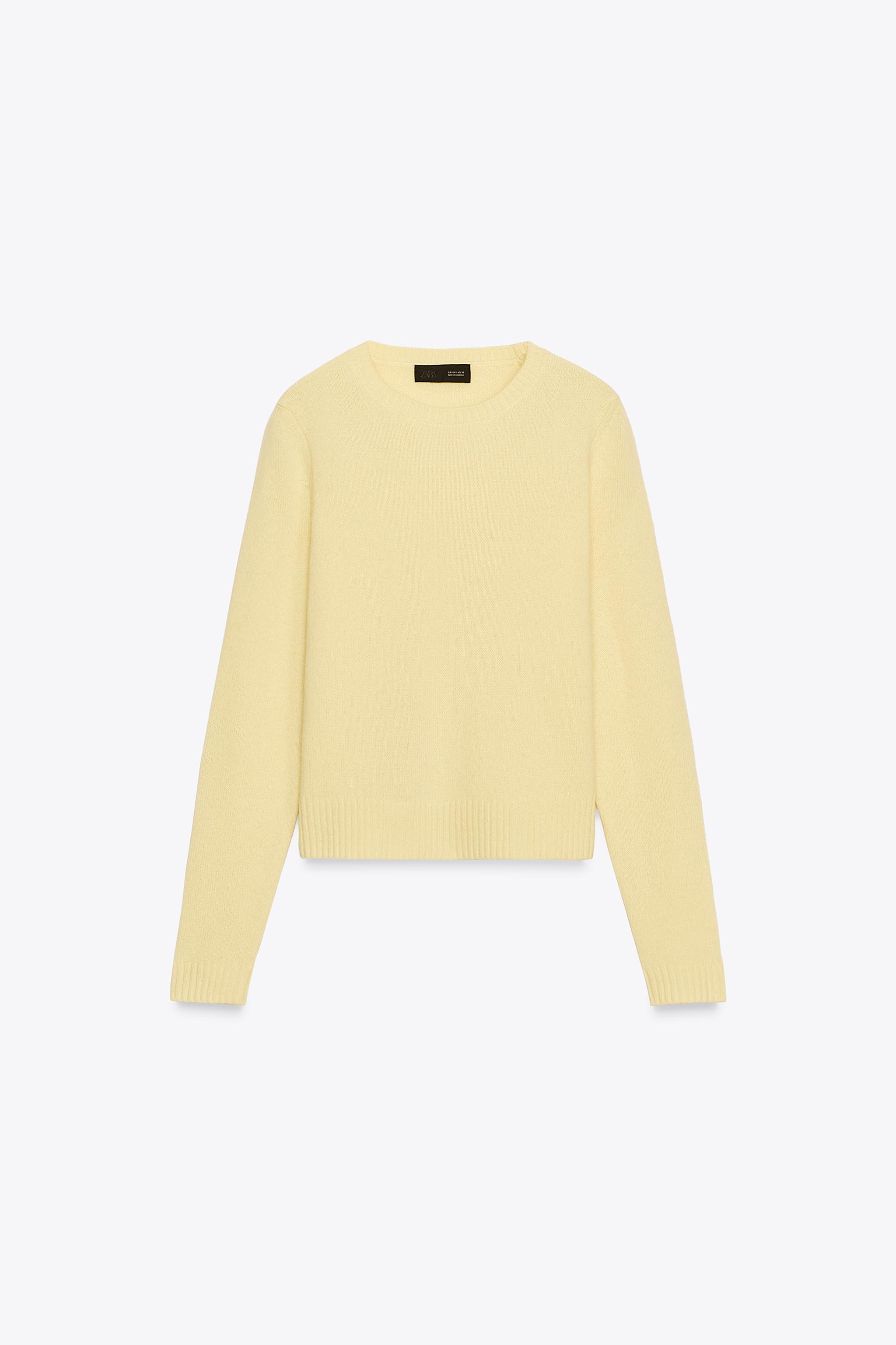 Wool long-sleeve sweater