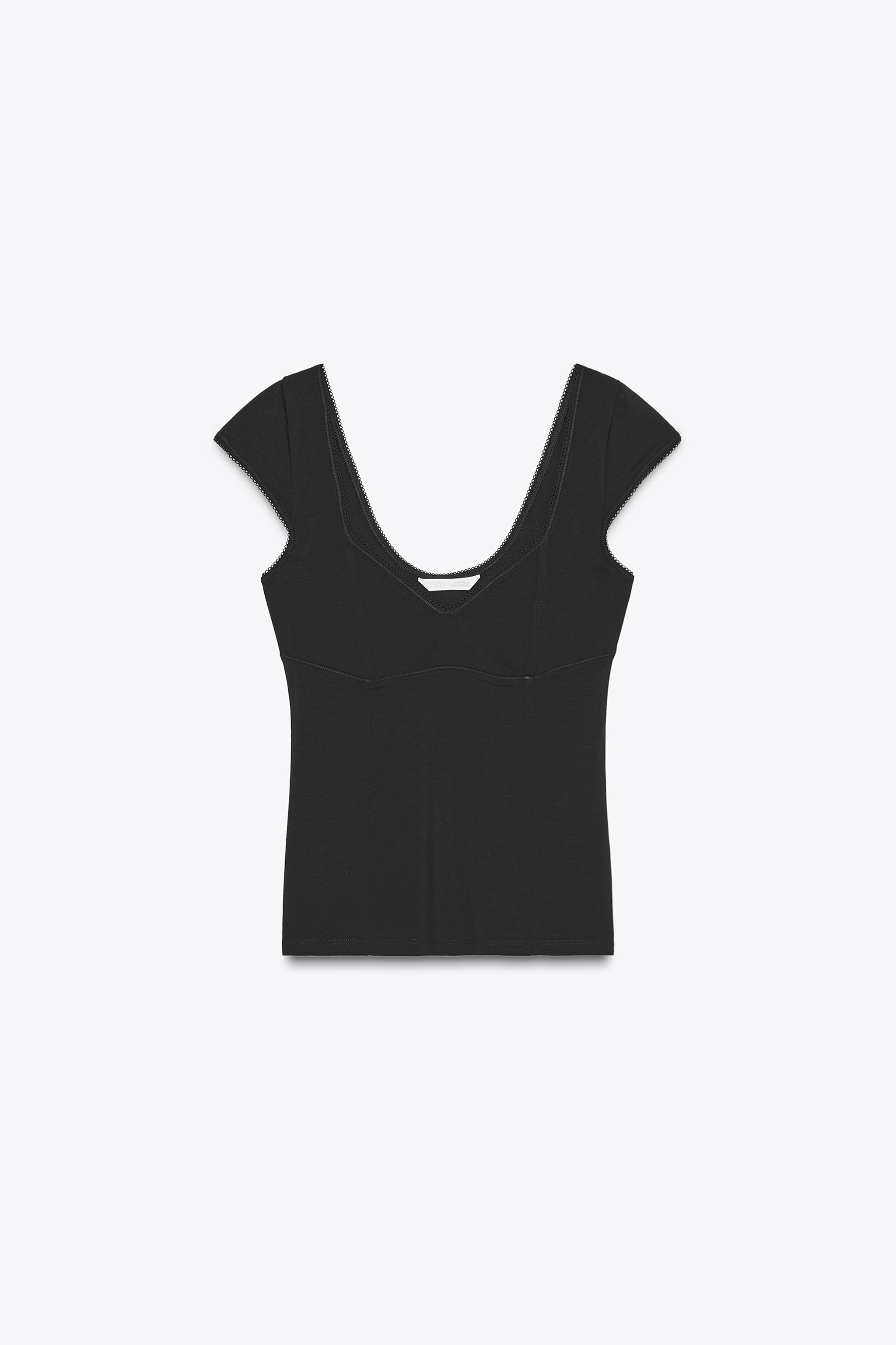 Lyocell lace top