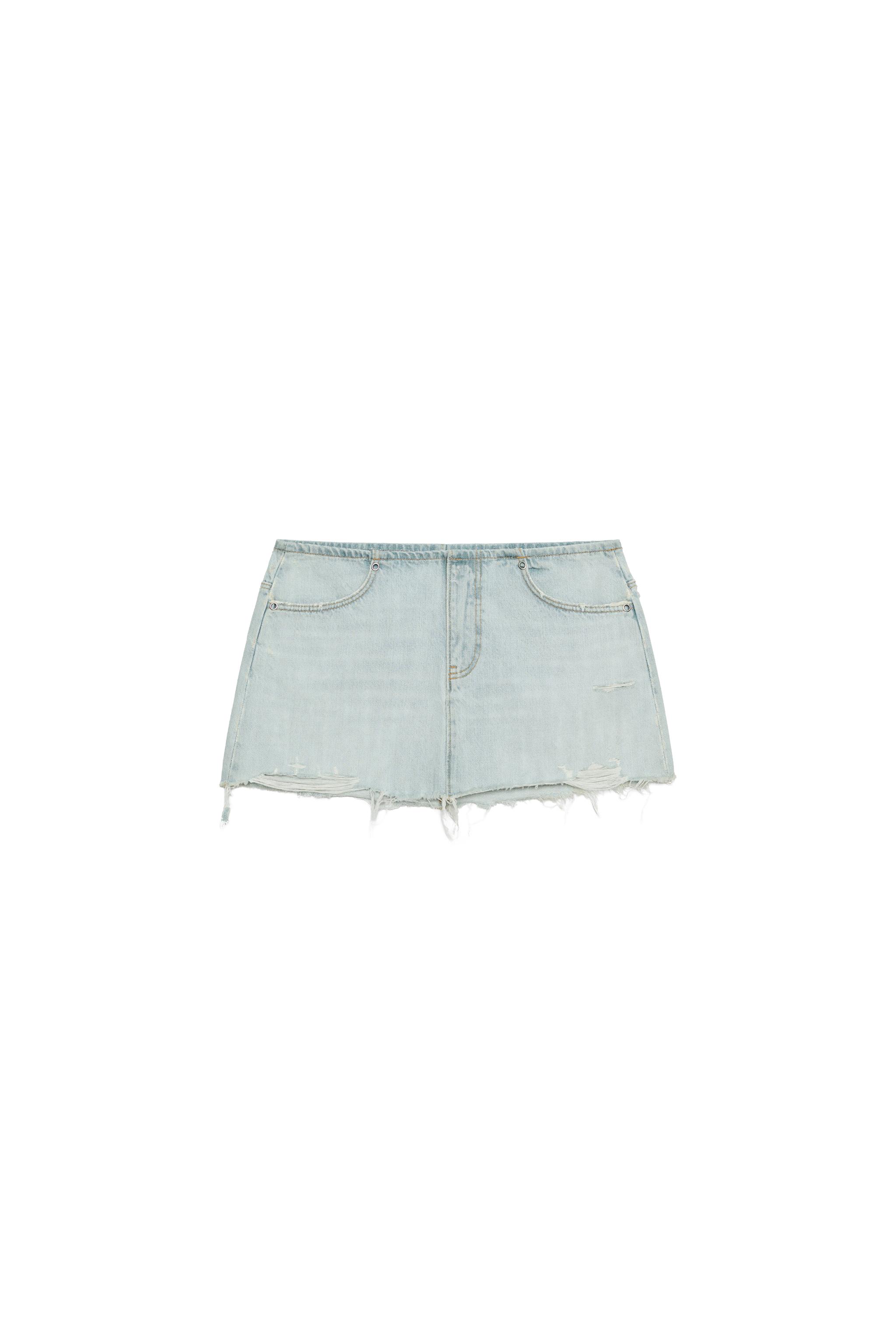 TRF short denim skirt