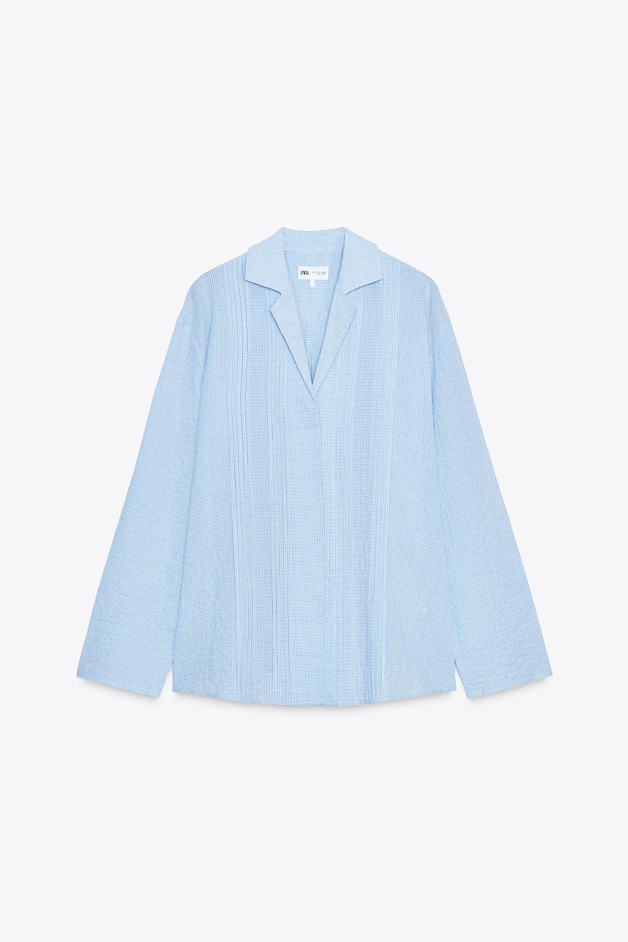 Oversize textured shirt