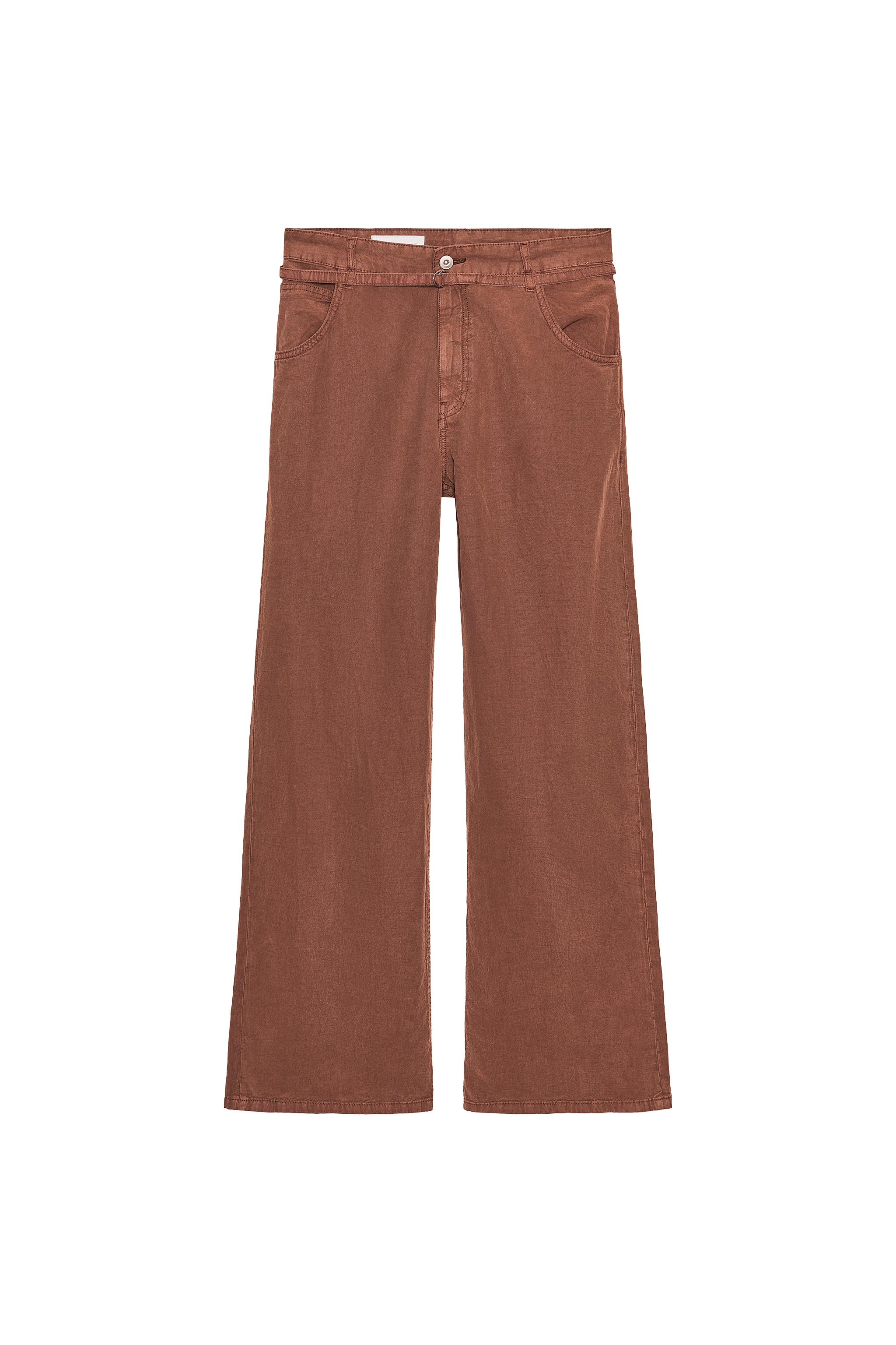 Lightweight Belted Trousers