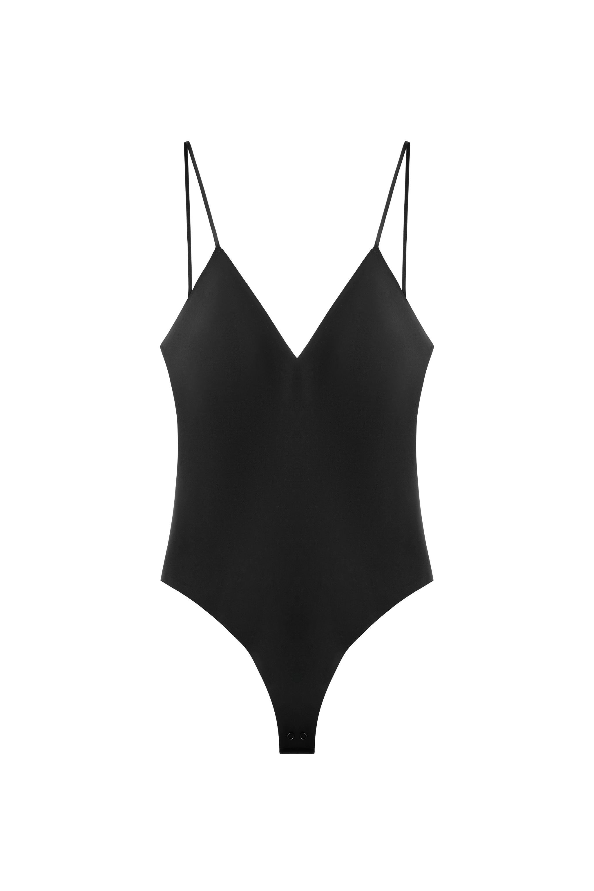 Strappy polyamide bodysuit