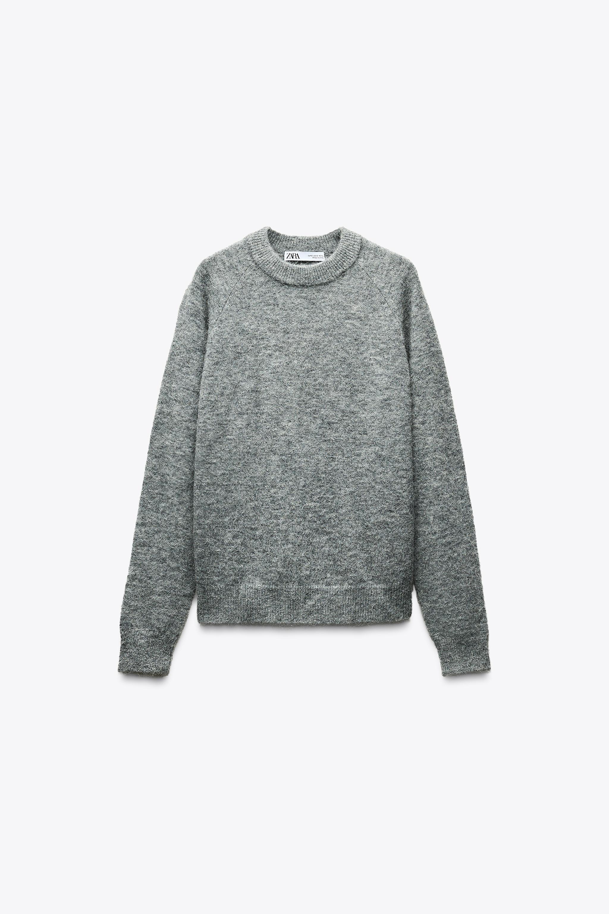 Plain knit sweater