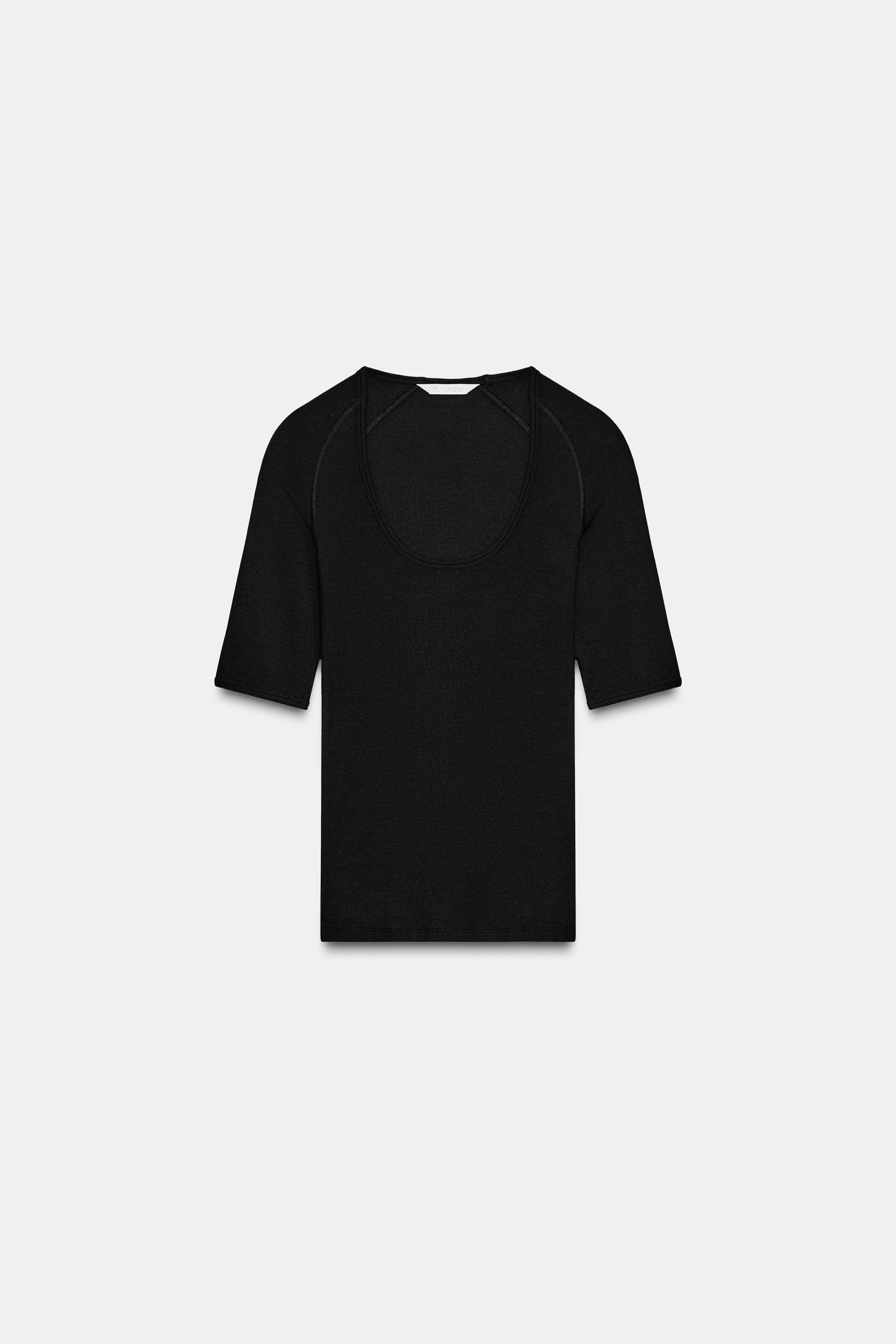 Rib Raglan T-Shirt