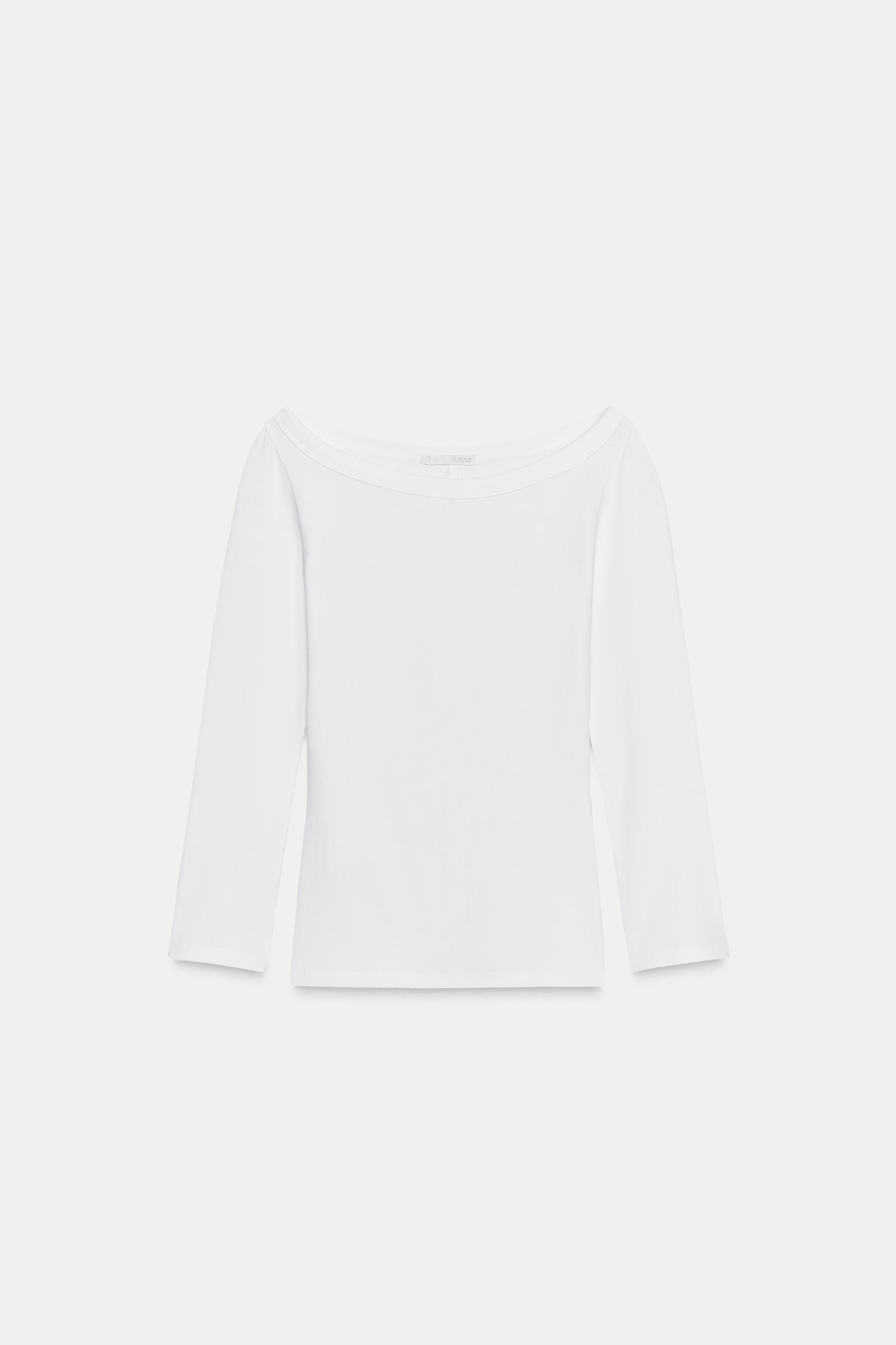 Boat neck t-shirt