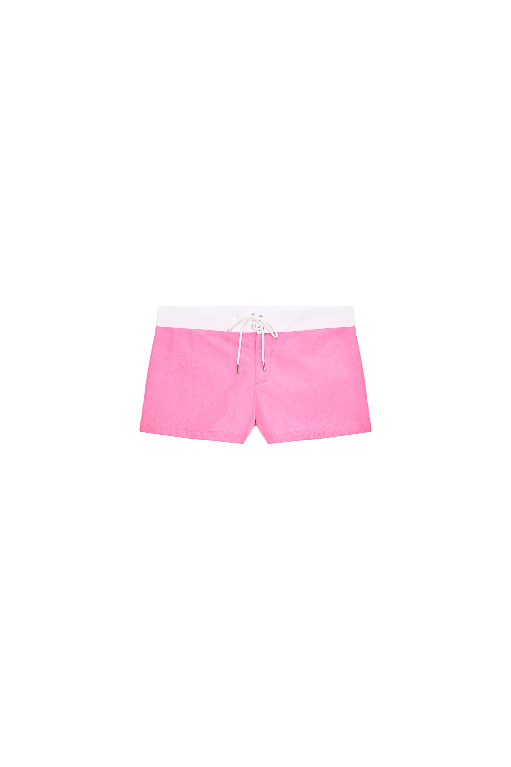 Nylon drawstring shorts
