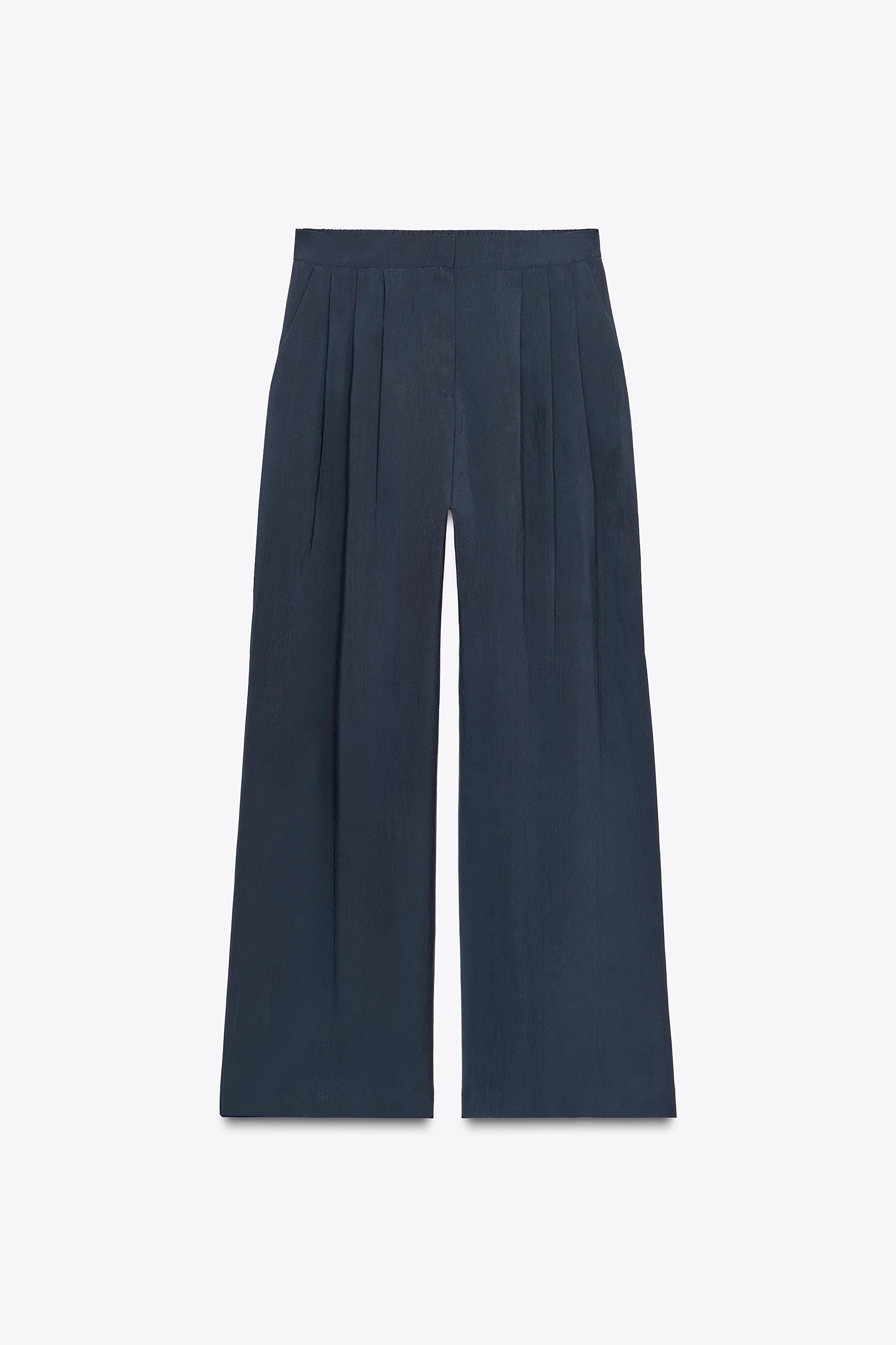 Fluide pleated trousers