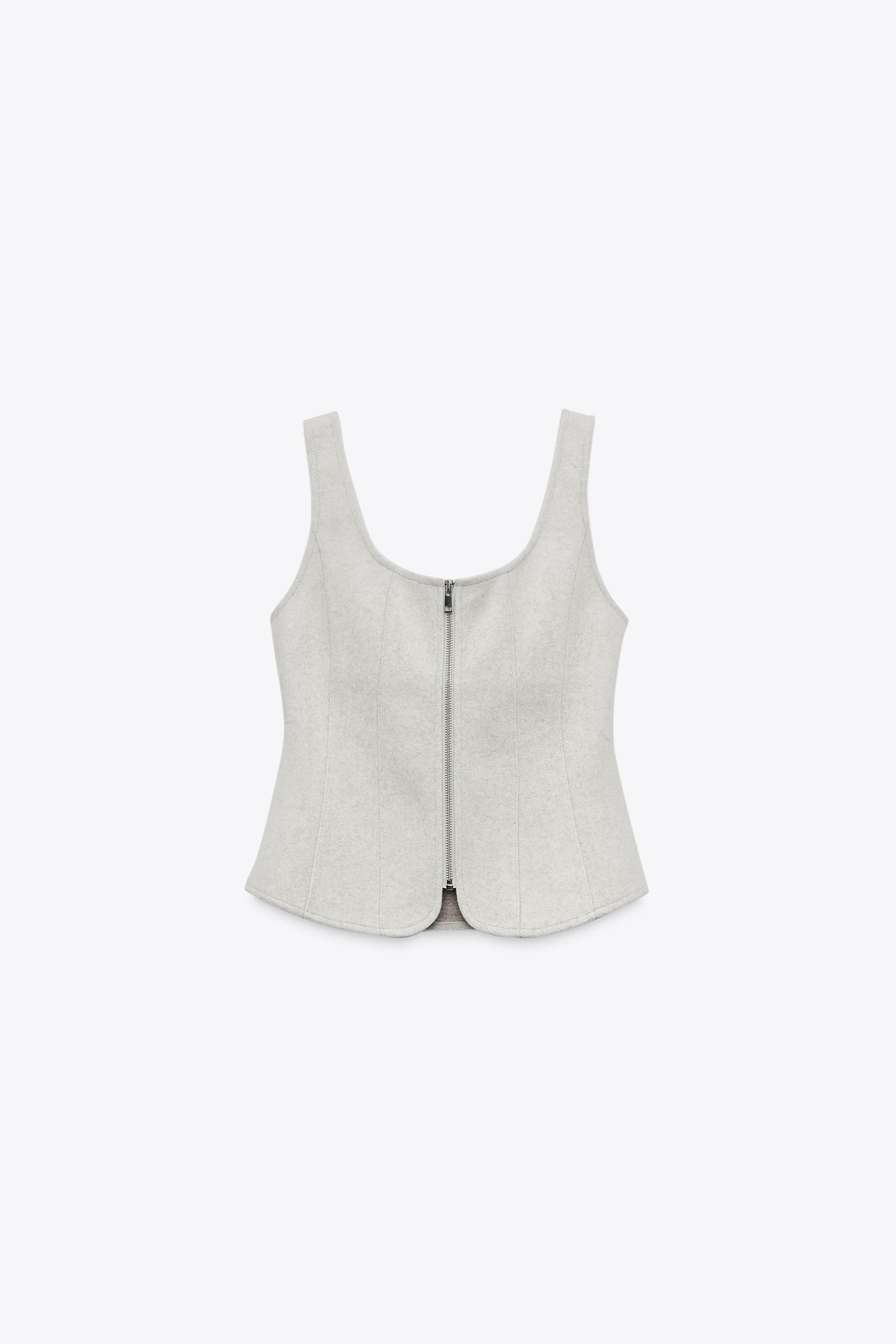 Top with felt texture