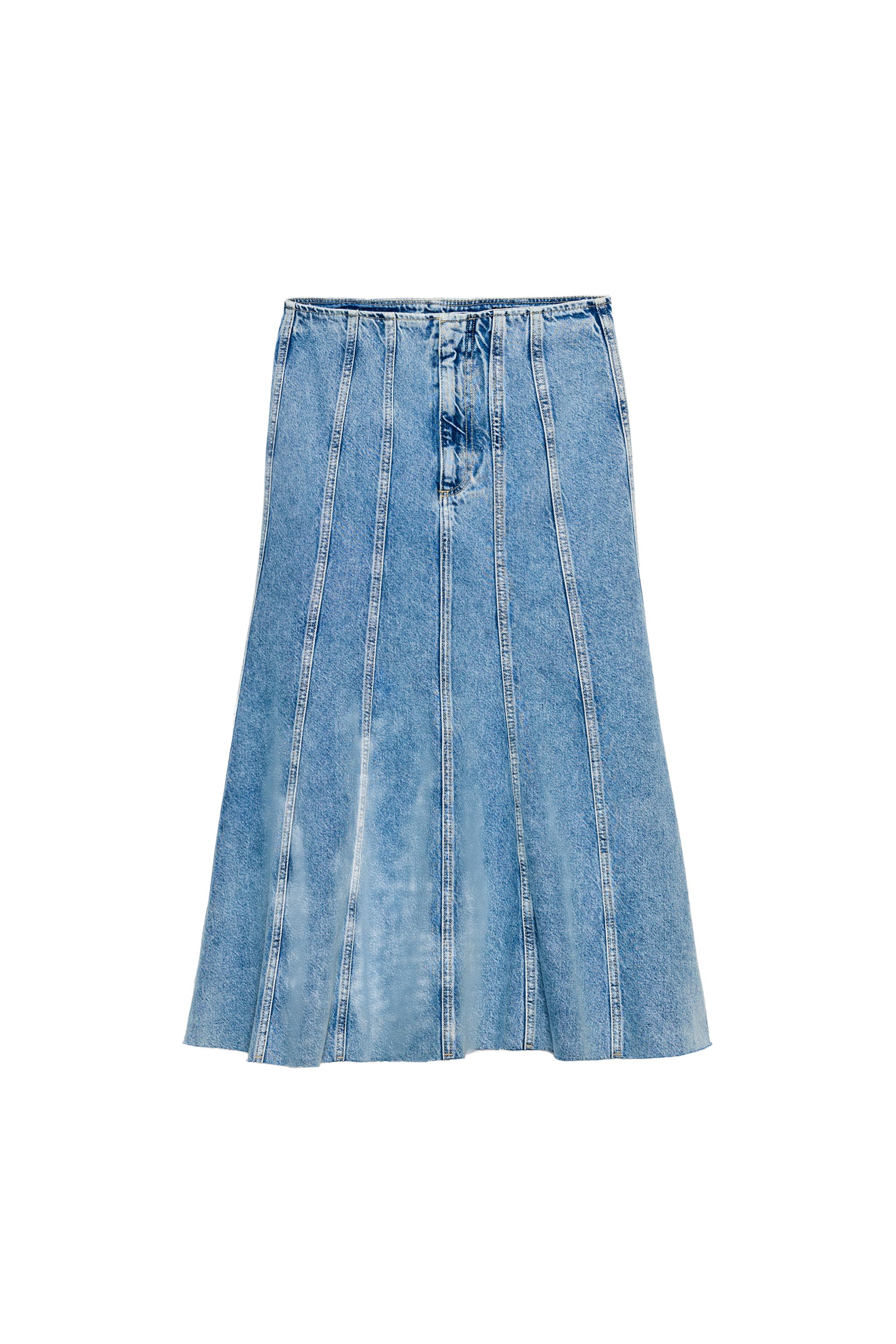 Z1975 midi denim skirt