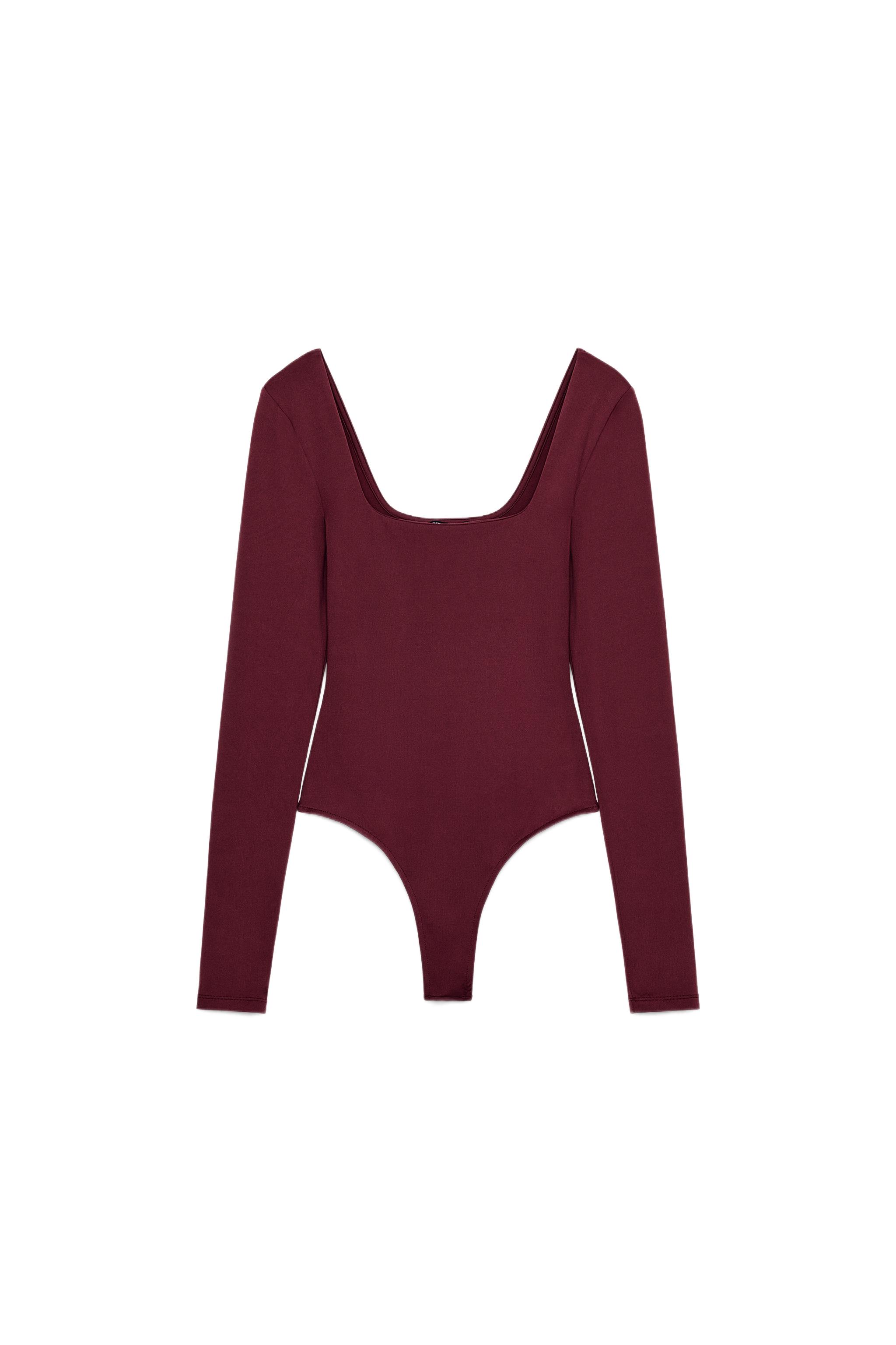 Square neck bodysuit