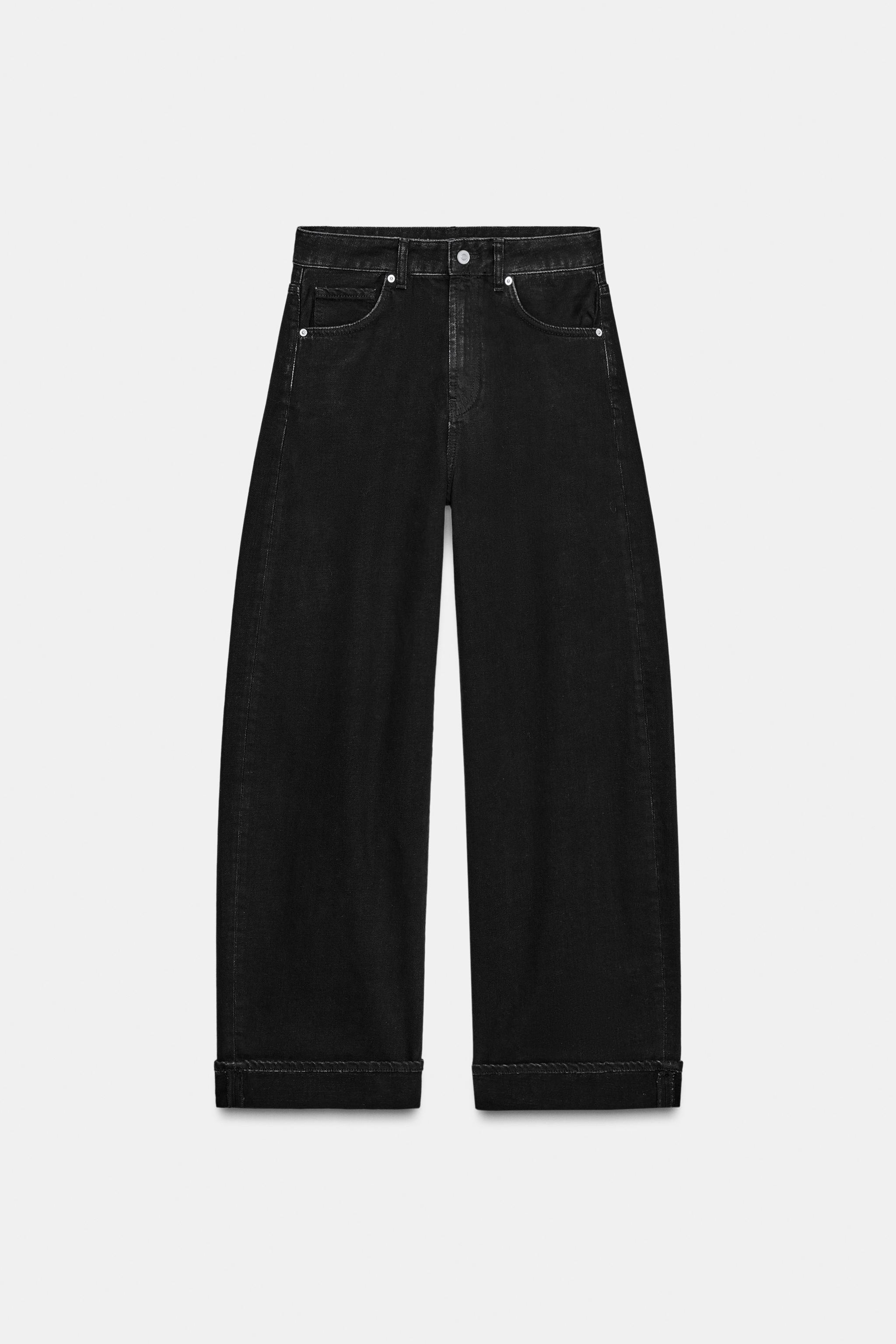 TRF Baggy Folded Jeans