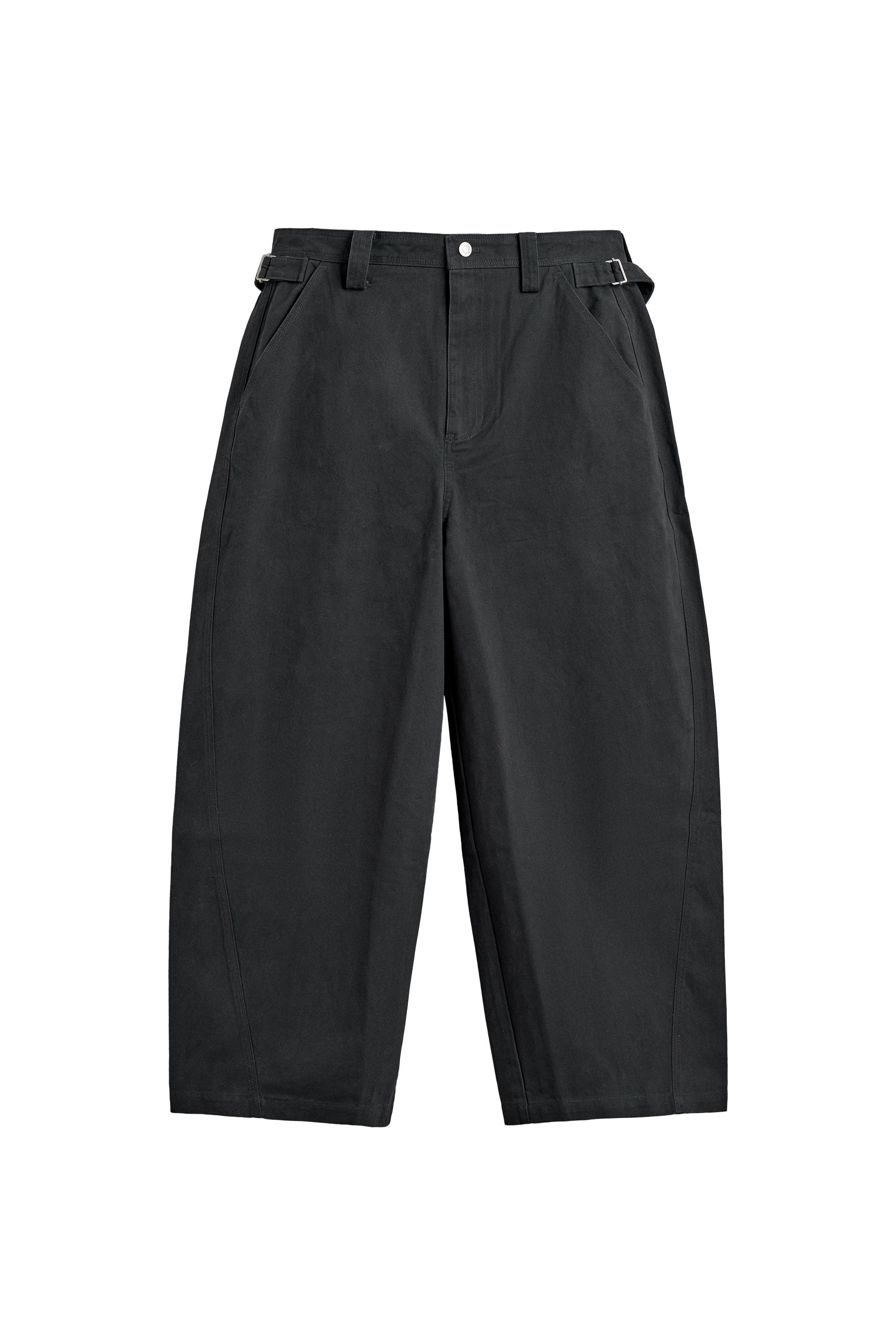 Relaxed fit twisted seam trousers
