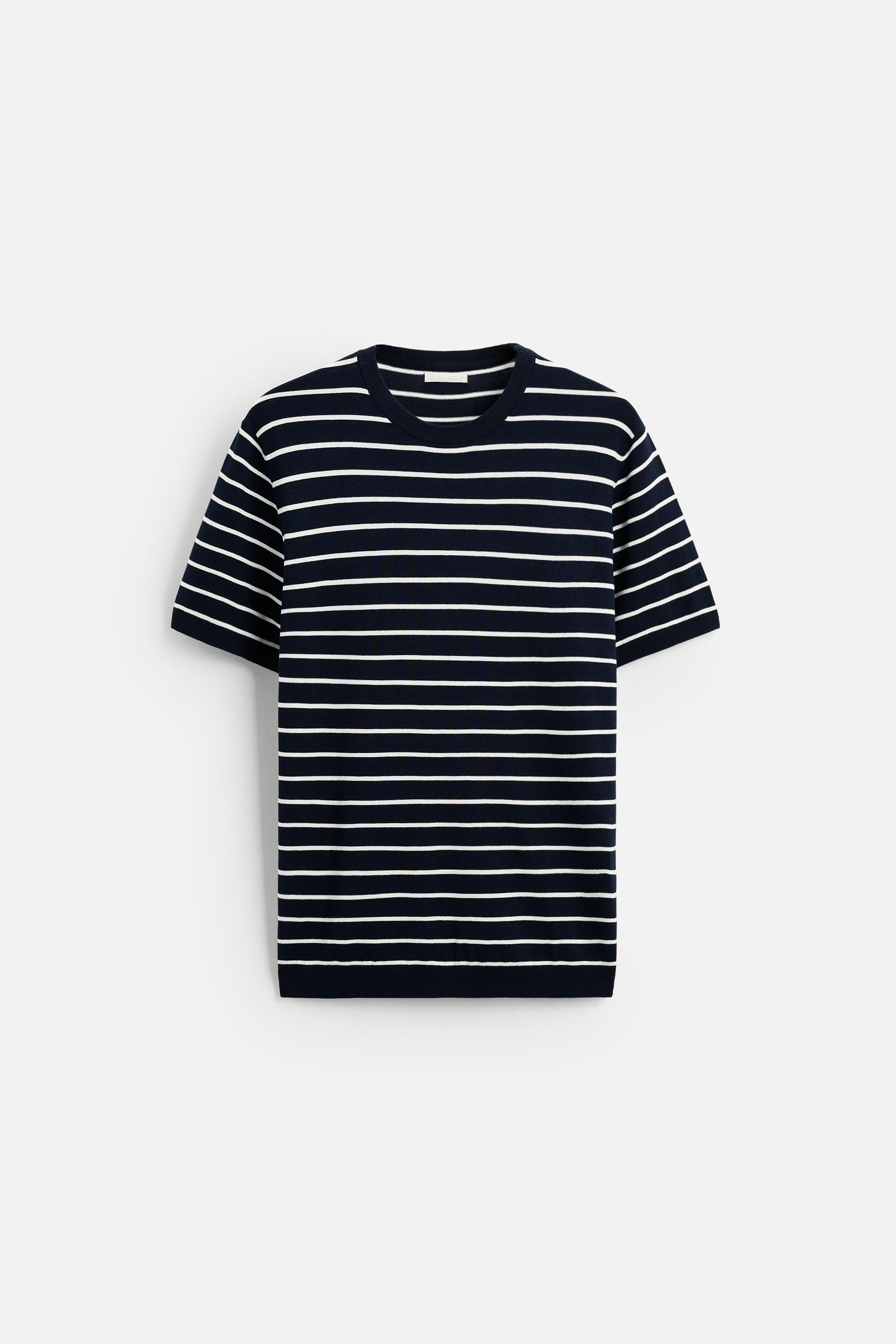Knitted viscose tee