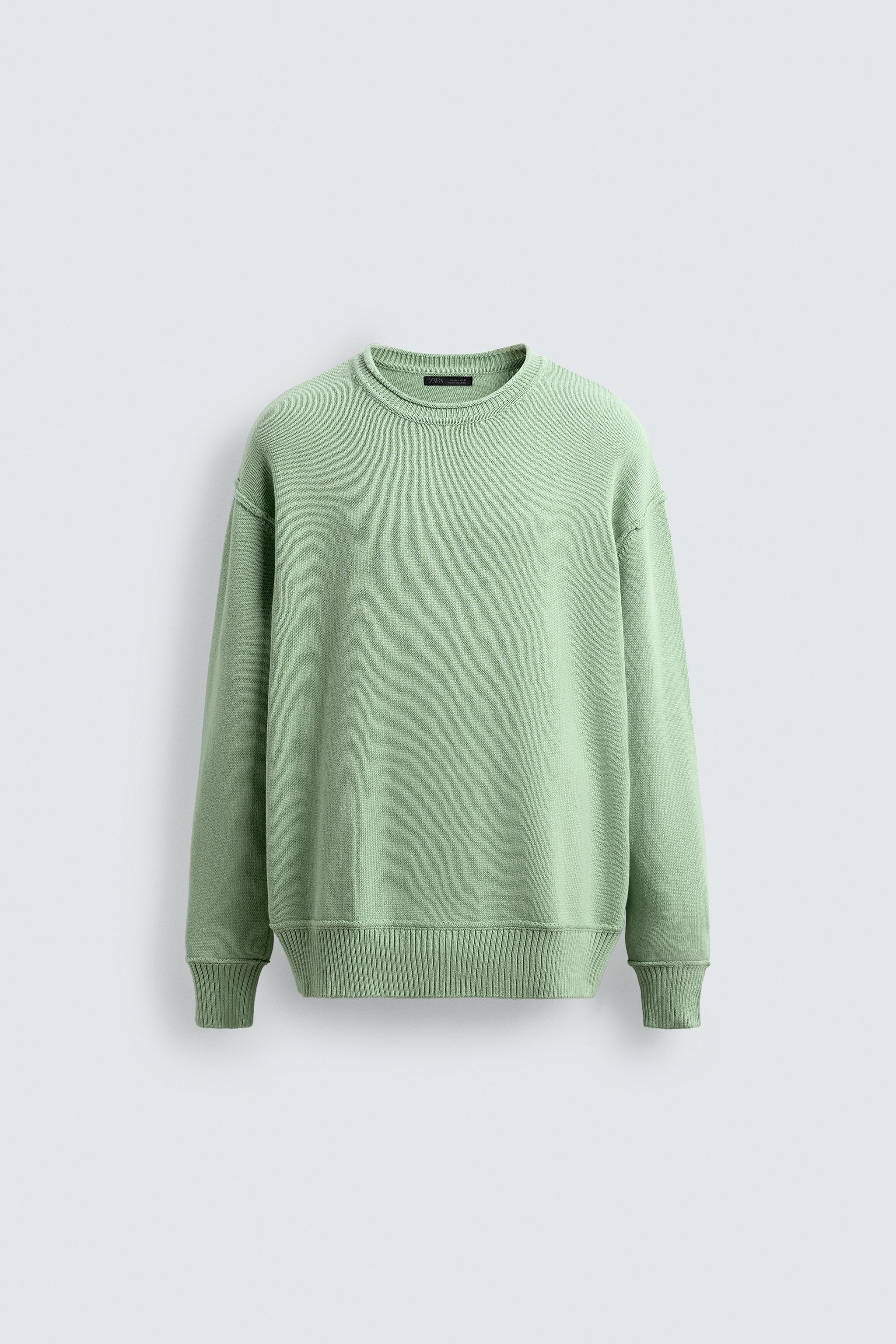 Cotton Inside-Out Sweater