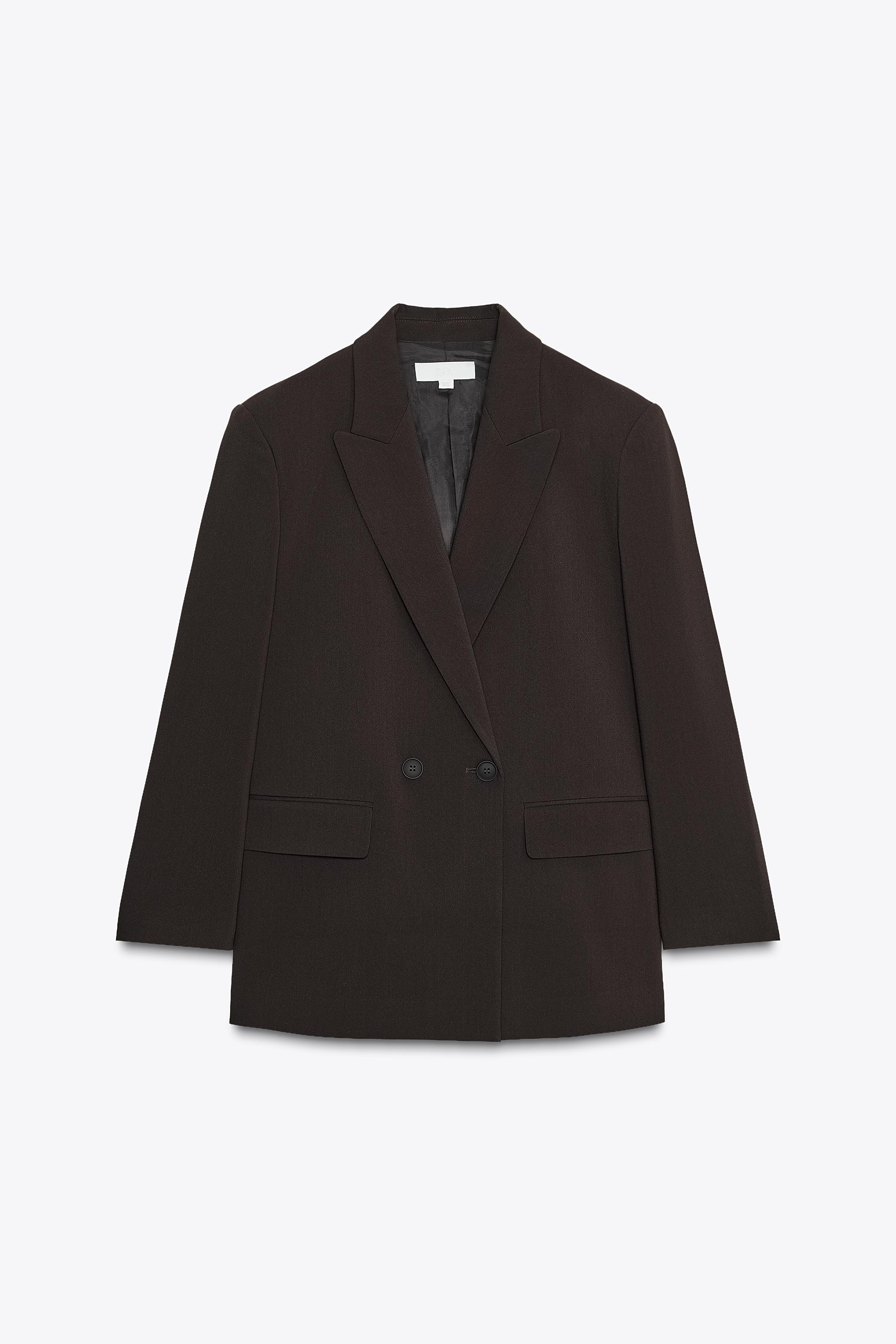 Oversize double-breasted blazer