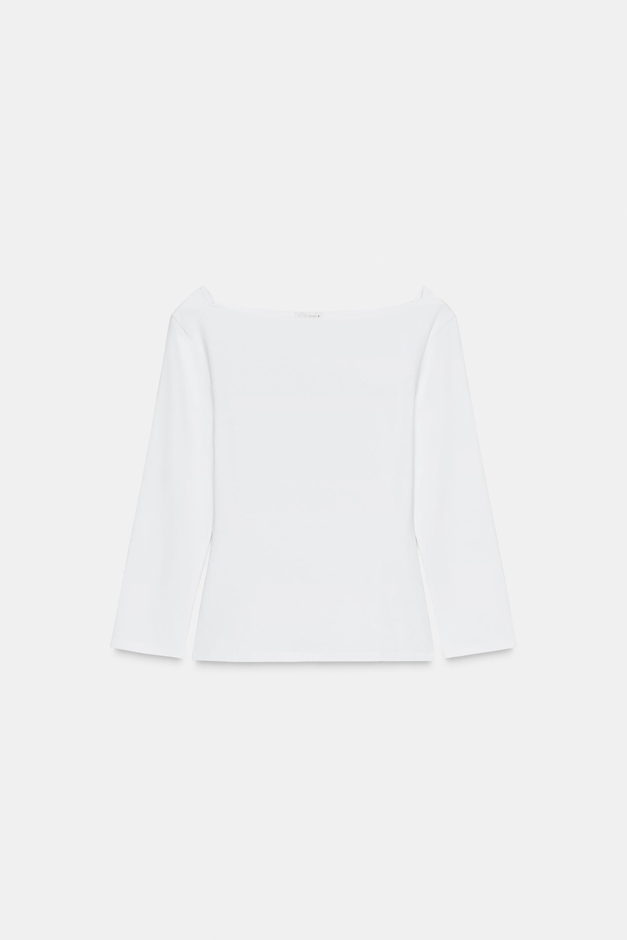 Boat neck t-shirt