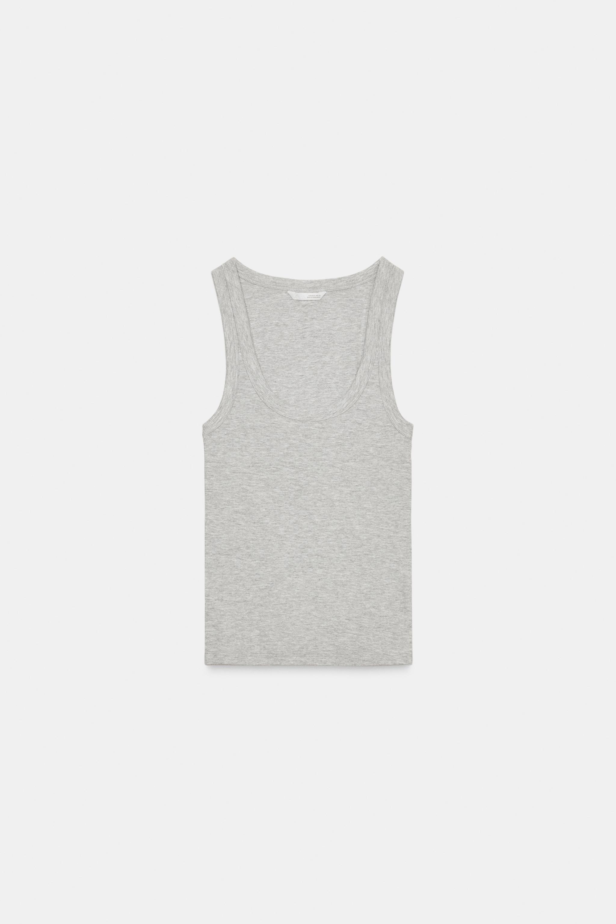 Ribbed strap top