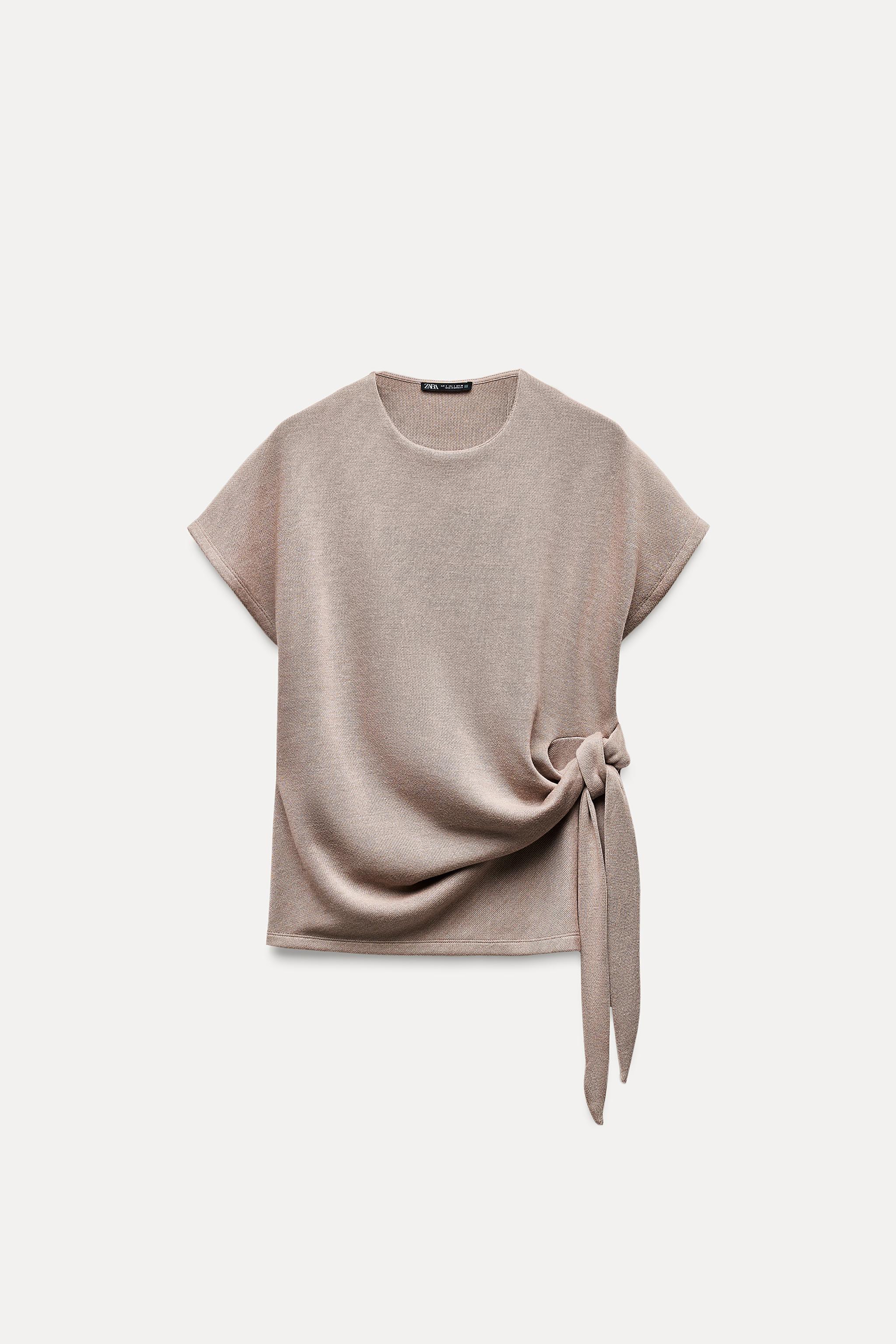 Soft knot top