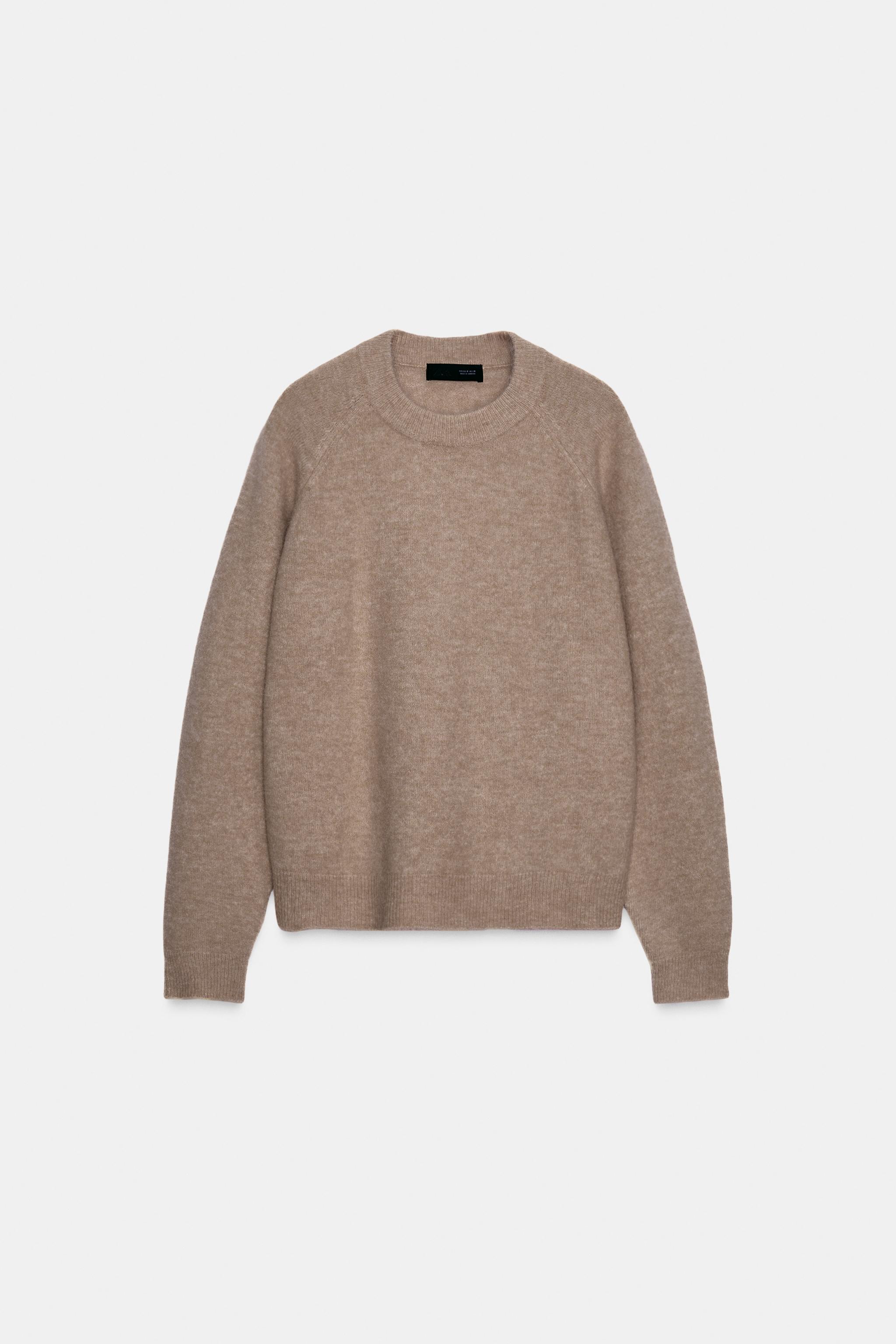 Wool alpaca sweater